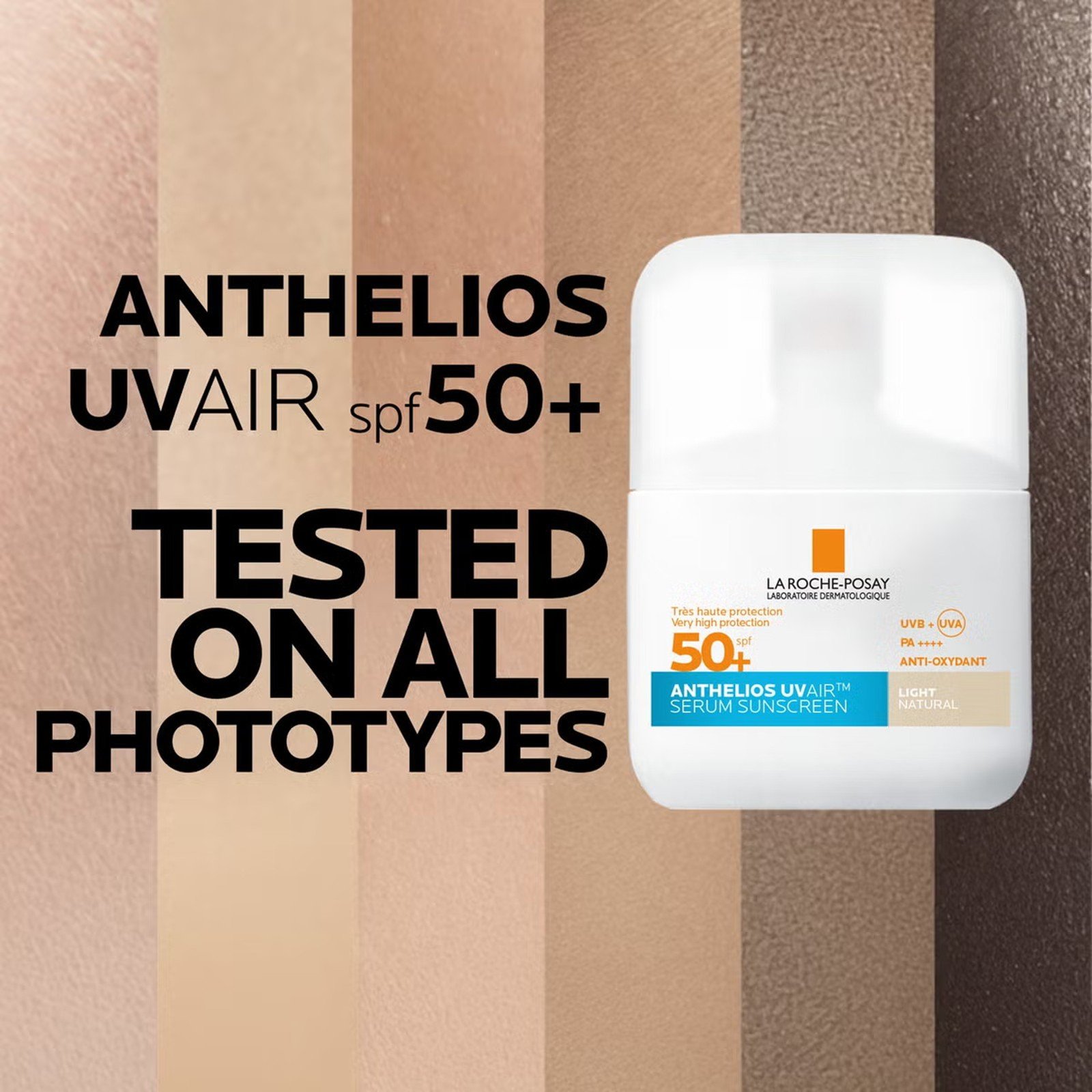 La Roche-Posay Anthelios سيروم واقٍ من الشمس UV Air خفيف طبيعي SPF50+ 50ml