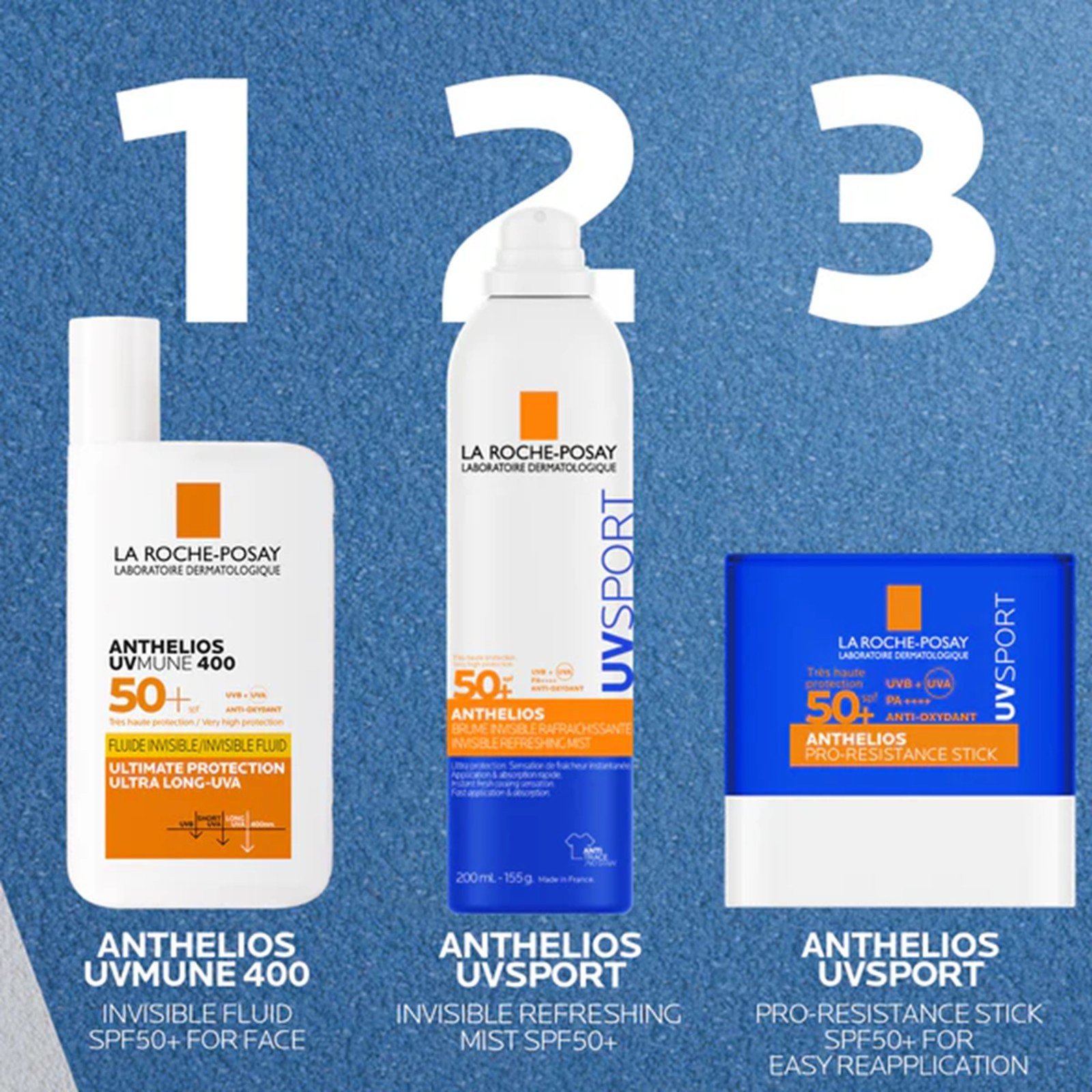La Roche-Posay Anthelios UV Sport Niewidoczna Odświeżająca Mgiełka SPF50+ 200ml