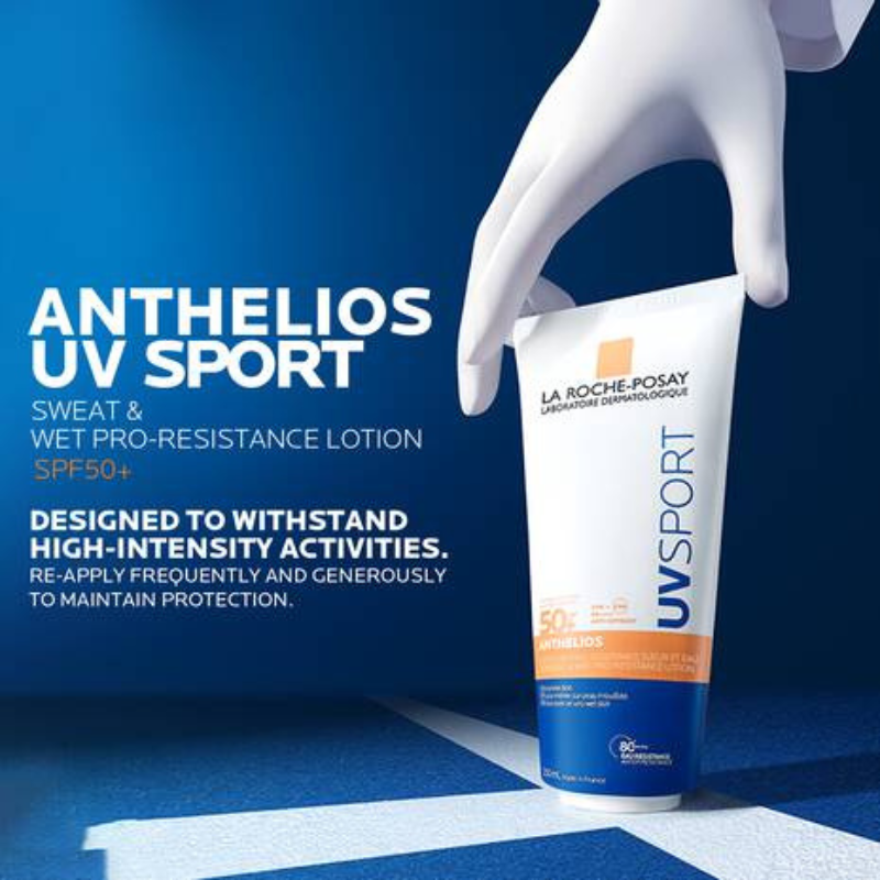 La Roche-Posay Anthelios UV Sport Protector Solar Resistente al Agua y al Sudor Pro-Resistance SPF50+ 200ml (6.76floz)