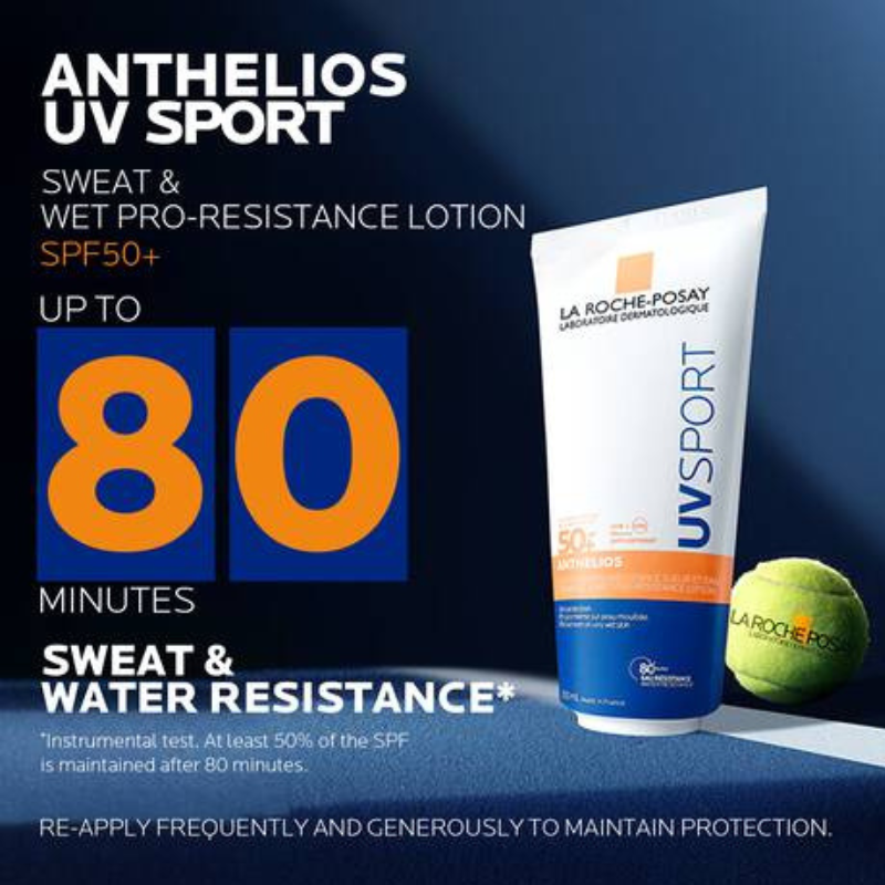 La Roche-Posay Anthelios UV Sport Protector Solar Resistente al Agua y al Sudor Pro-Resistance SPF50+ 200ml (6.76floz)