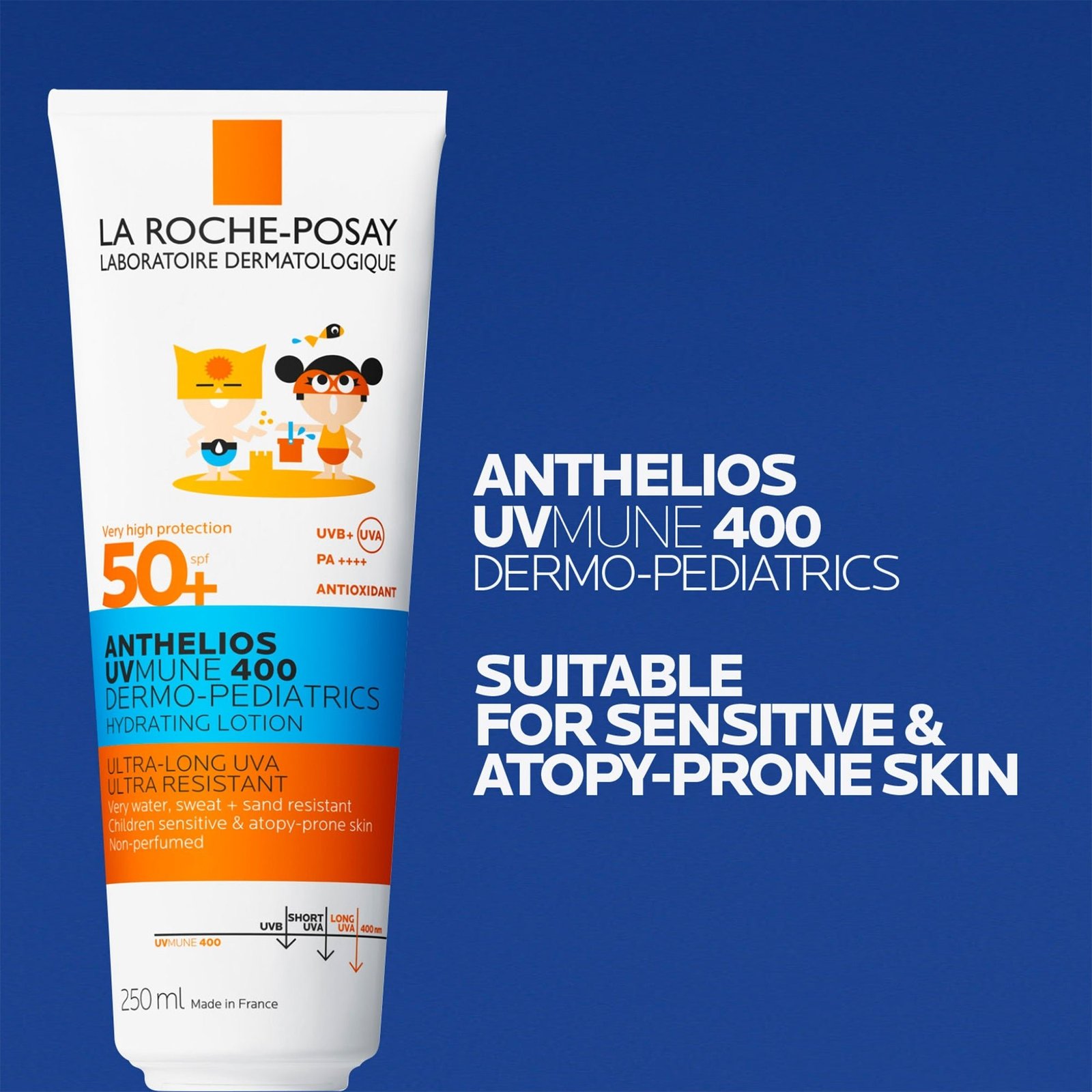 La Roche-Posay Anthelios UVMune 400 Dermo-Pediatrics Hydrating Lotion SPF50+ Sunscreen 250ml