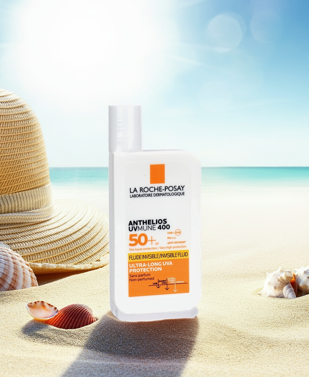 La Roche-Posay Anthelios UVMune 400 Invisible Fluid Fragrance-Free SPF50+ Sunscreen 50ml (1.69floz)