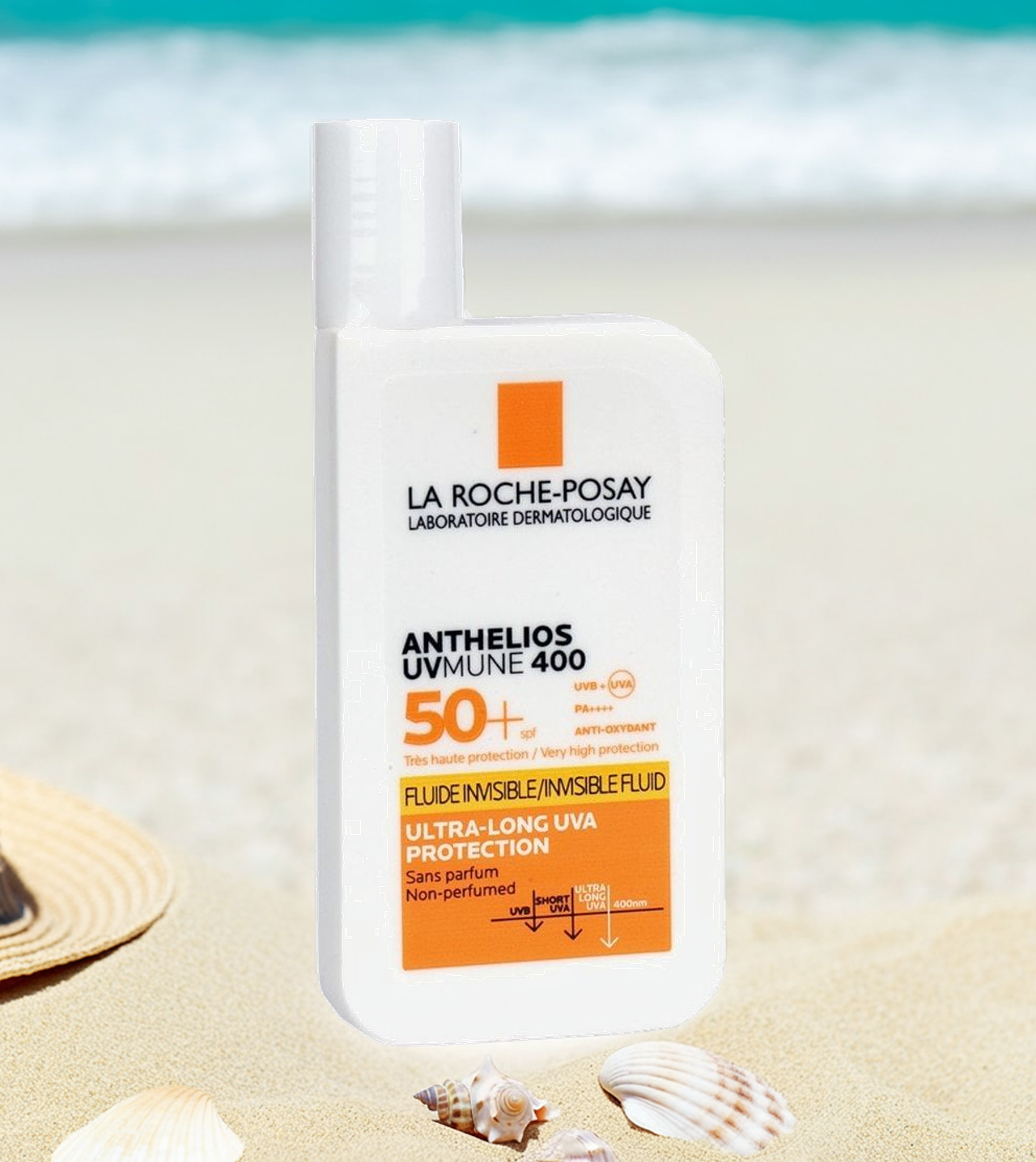 La Roche-Posay Anthelios UVMune 400 Invisible Fluid Fragrance-Free SPF50+ Sunscreen 50ml (1.69floz)