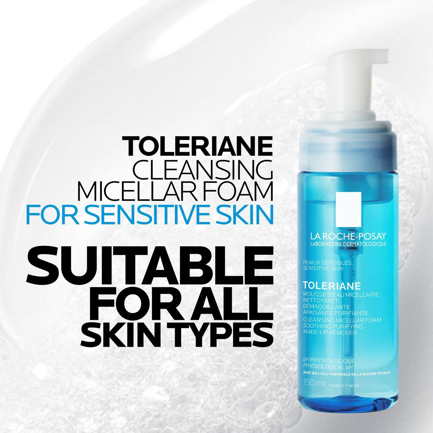 La Roche-Posay Toleriane Espuma Micelar Limpiadora 150ml
