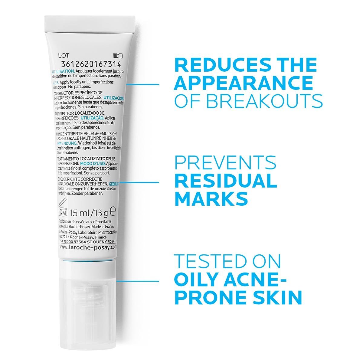 La Roche-Posay Effaclar A.I. Targeted Breakout Corrector 15ml