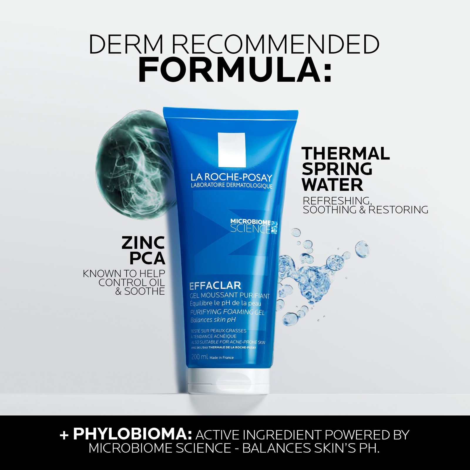 La Roche-Posay Effaclar +M Gel Espumoso Purificante 200ml