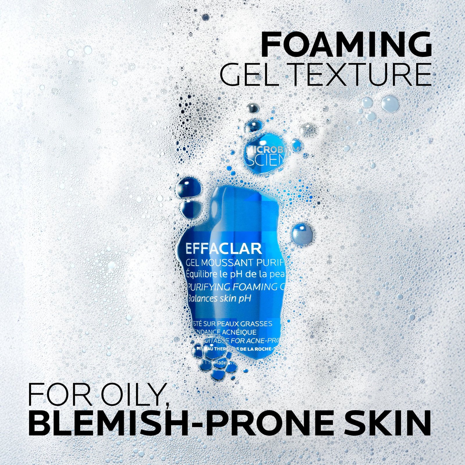 La Roche-Posay Effaclar +M Purifying Foaming Gel Oily Skin 400ml (13.52floz)