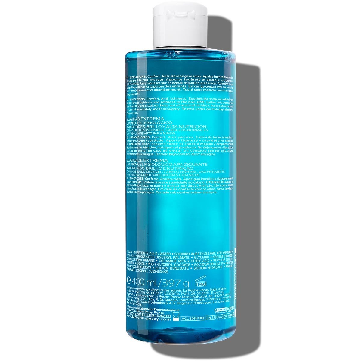 La Roche-Posay Kerium Extra Gentle Anti-Itching Gel-Shampoo 400ml