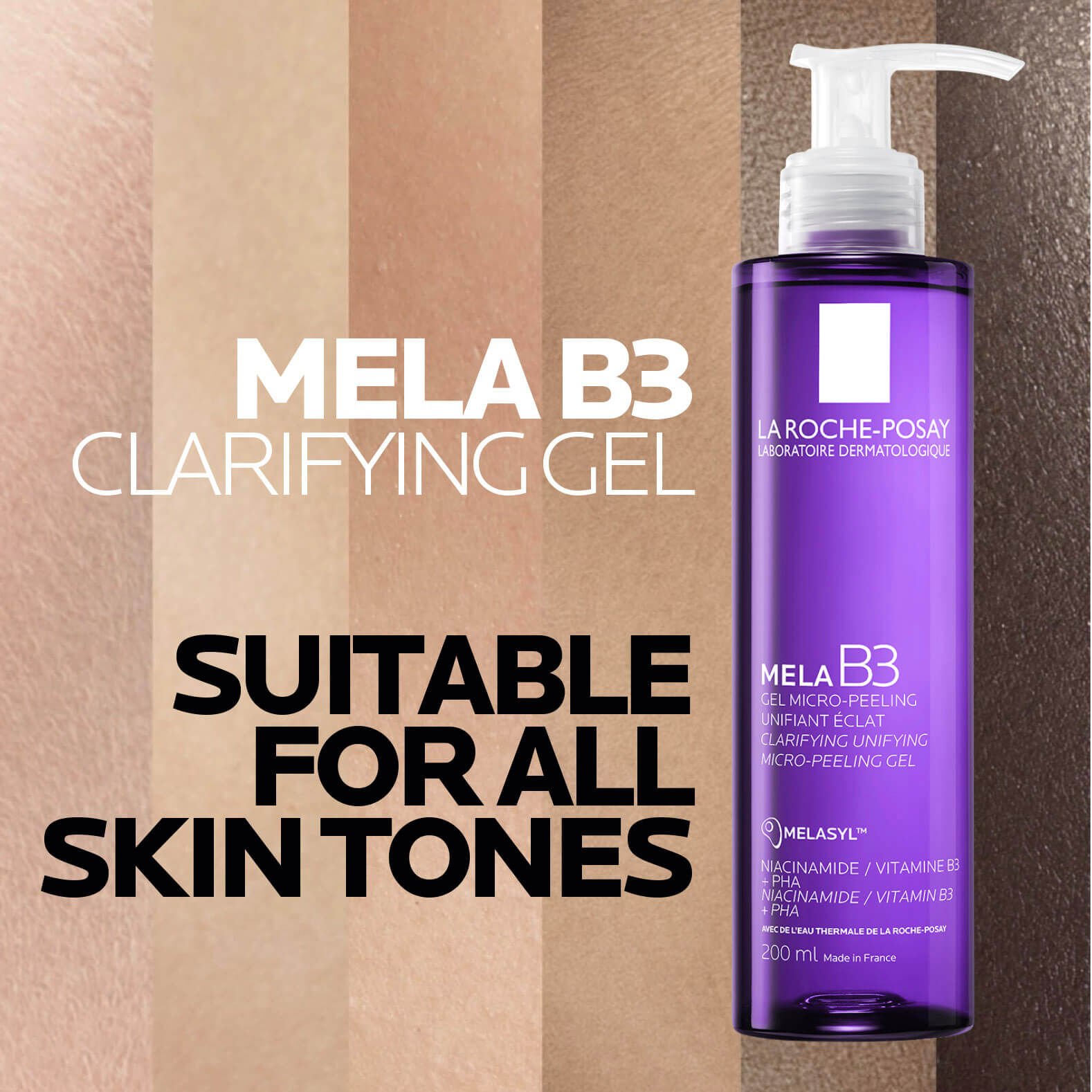 La Roche-Posay Mela B3 Clarifying Unifying Micro-Peeling Gel 200ml (6.76floz)