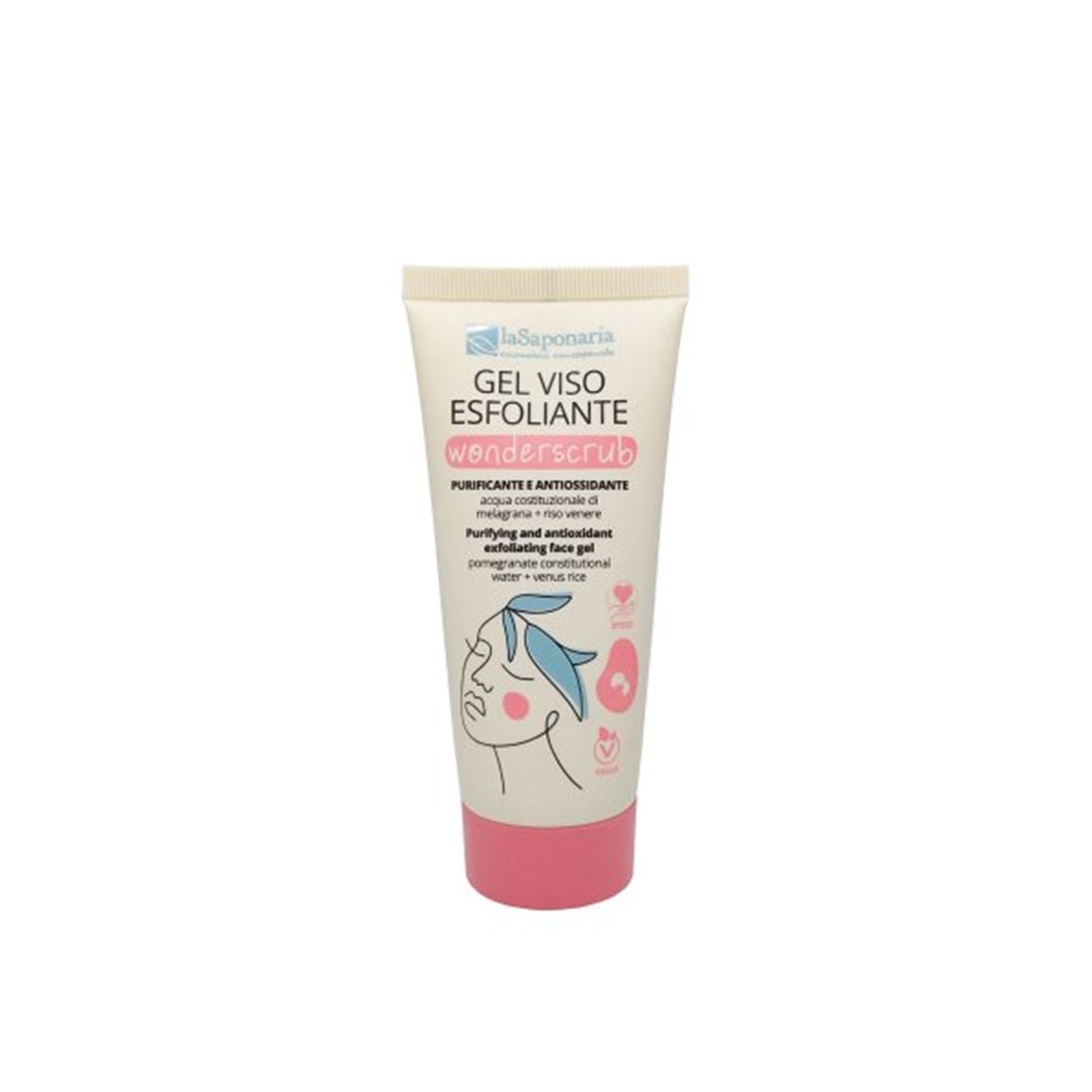 La Saponaria Wonder Scrub Purifying and Antioxidant Exfoliating Face Gel 100ml