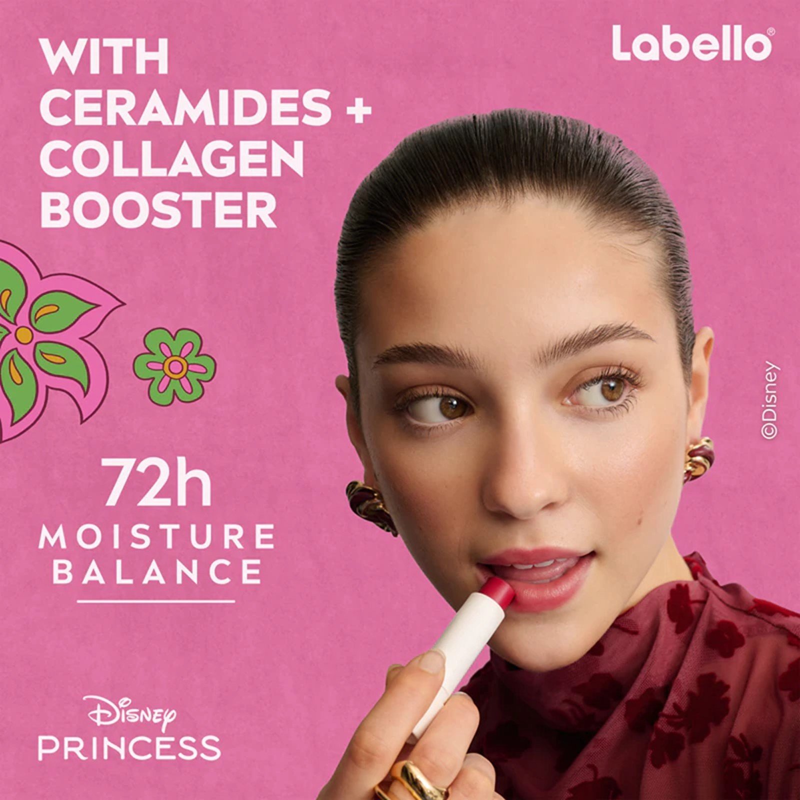 Labello Bálsamo labial de las Princesas Disney: Mulán, Cherry Shine, 4,8 g