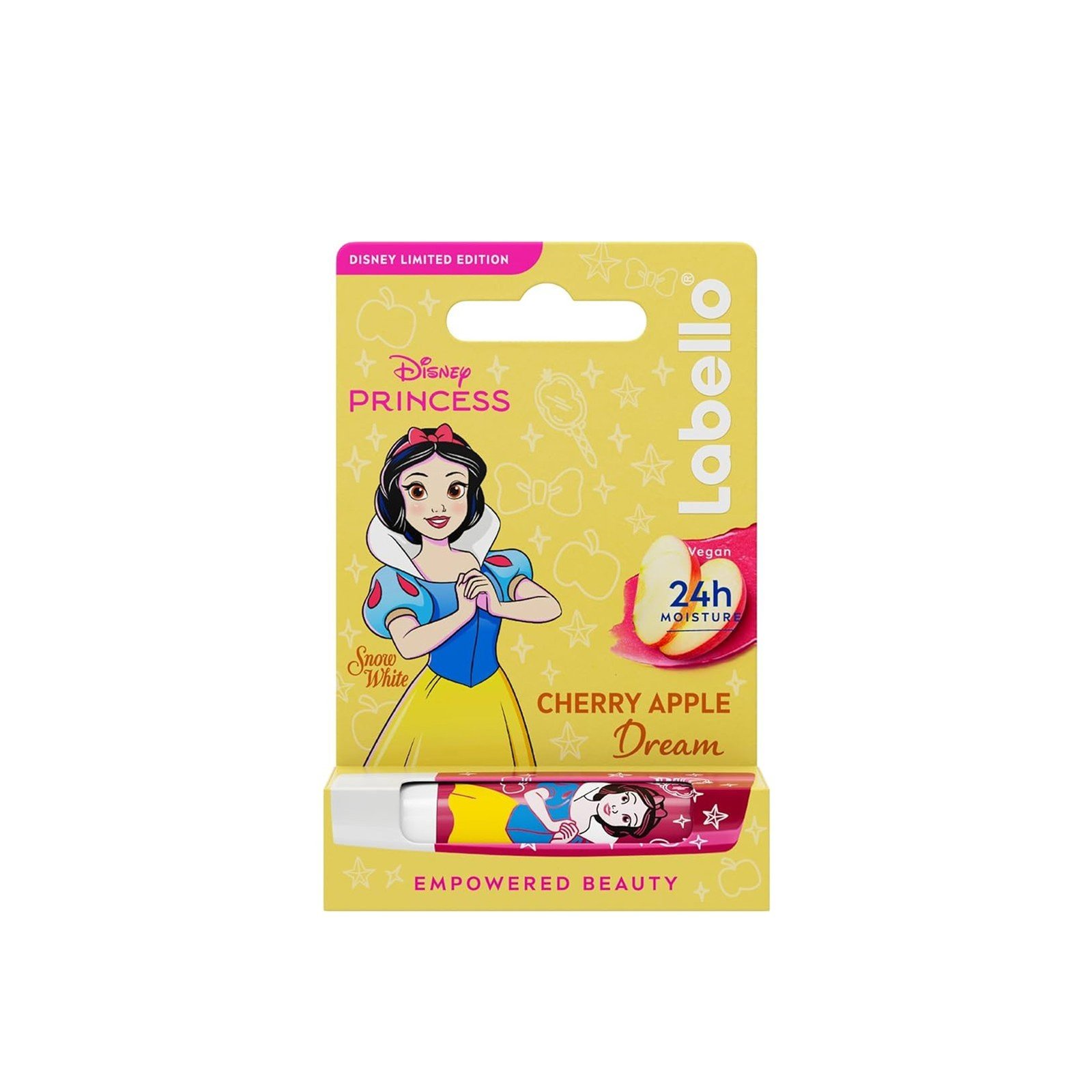 Labello Disney Princess Bálsamo Labial Snow White Cherry Apple Dream 4.8g