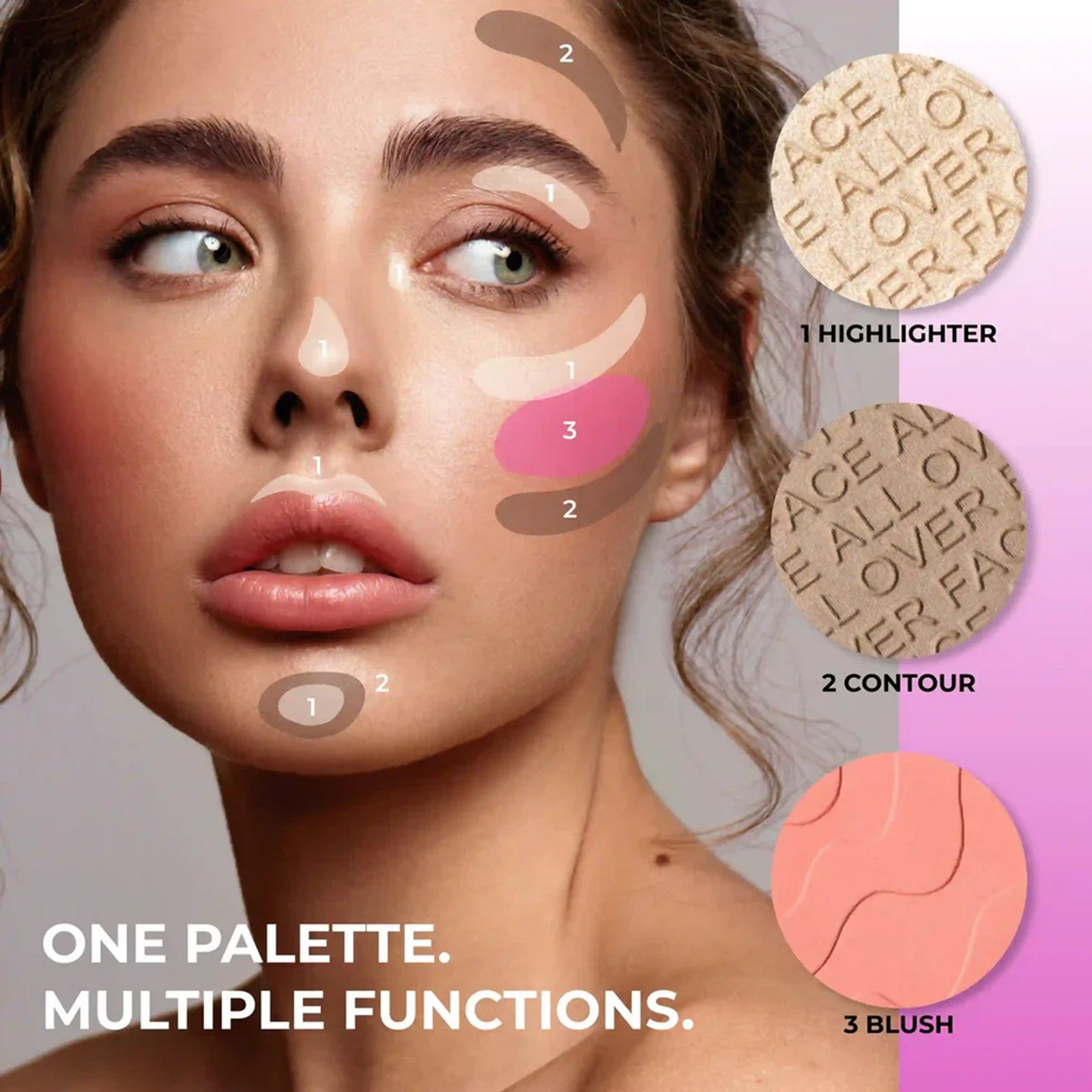 Lamel لوحة الوجه المتكاملة 01 Light 11.5g