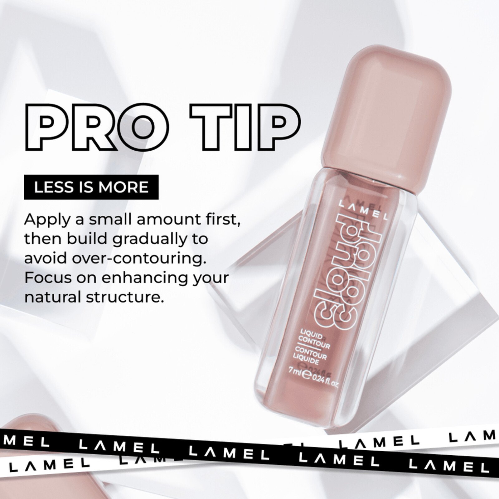 Lamel Cloud Color Liquid Contour 01 Rosy Brown 7ml