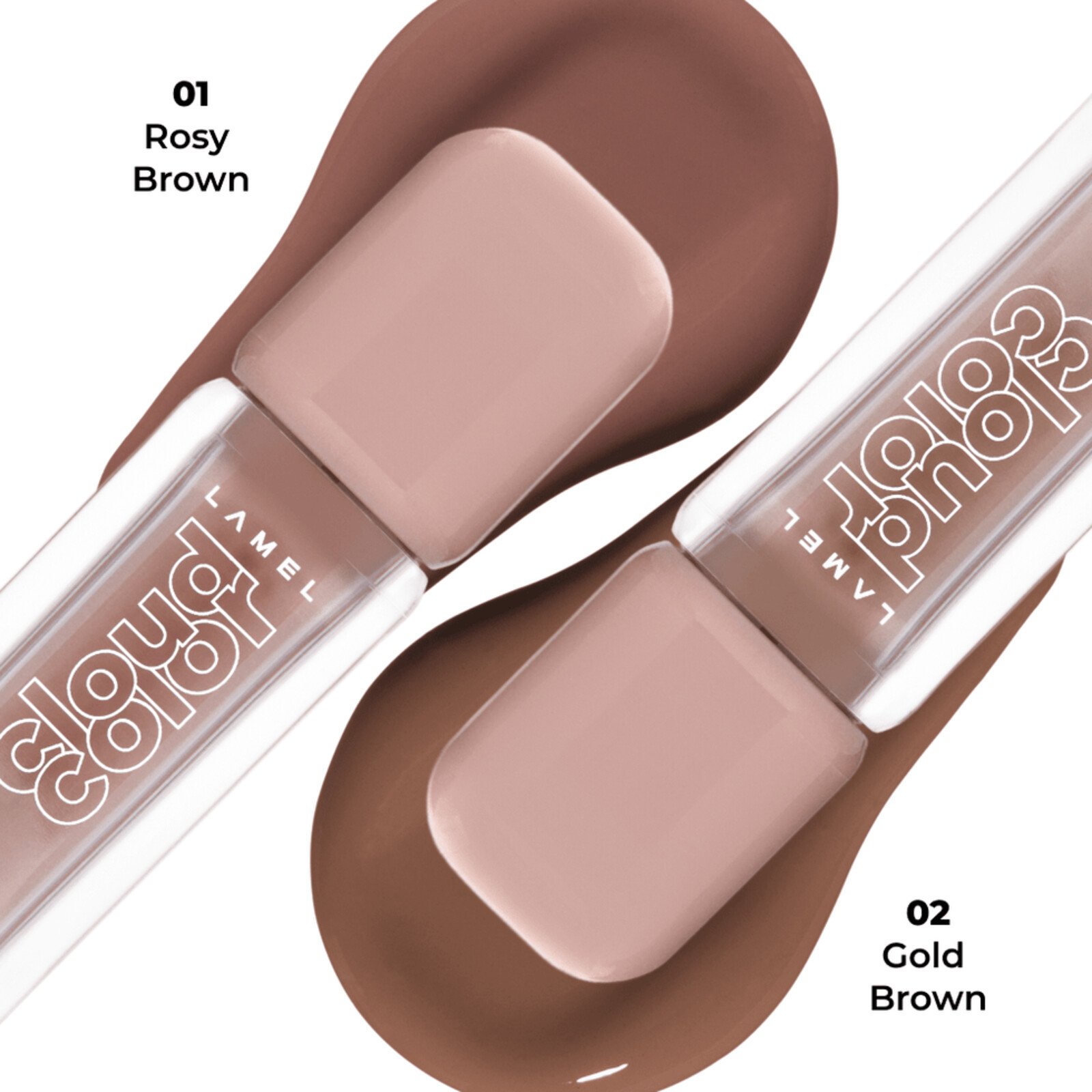 Lamel Cloud Color Liquid Contour 02 Gold Brown 7ml