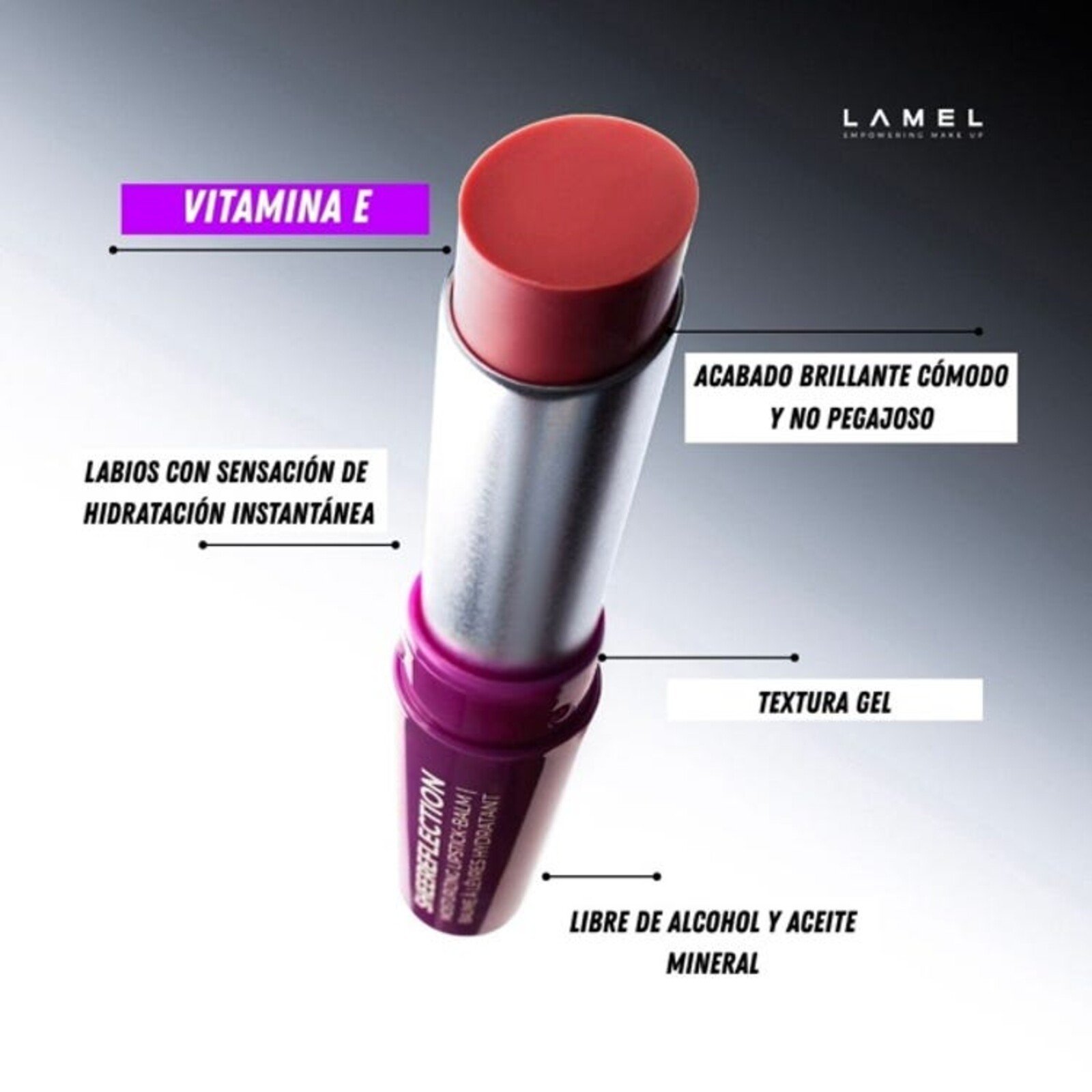 Lamel SHEEReflection Moisturizing Lipstick-Balm 06 Only Me 3.6g