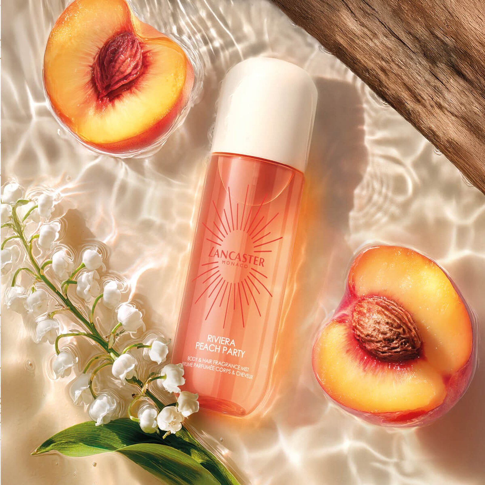 Lancaster Riviera Peach Party Body & Hair Fragrance Mist 236ml (7.98floz)