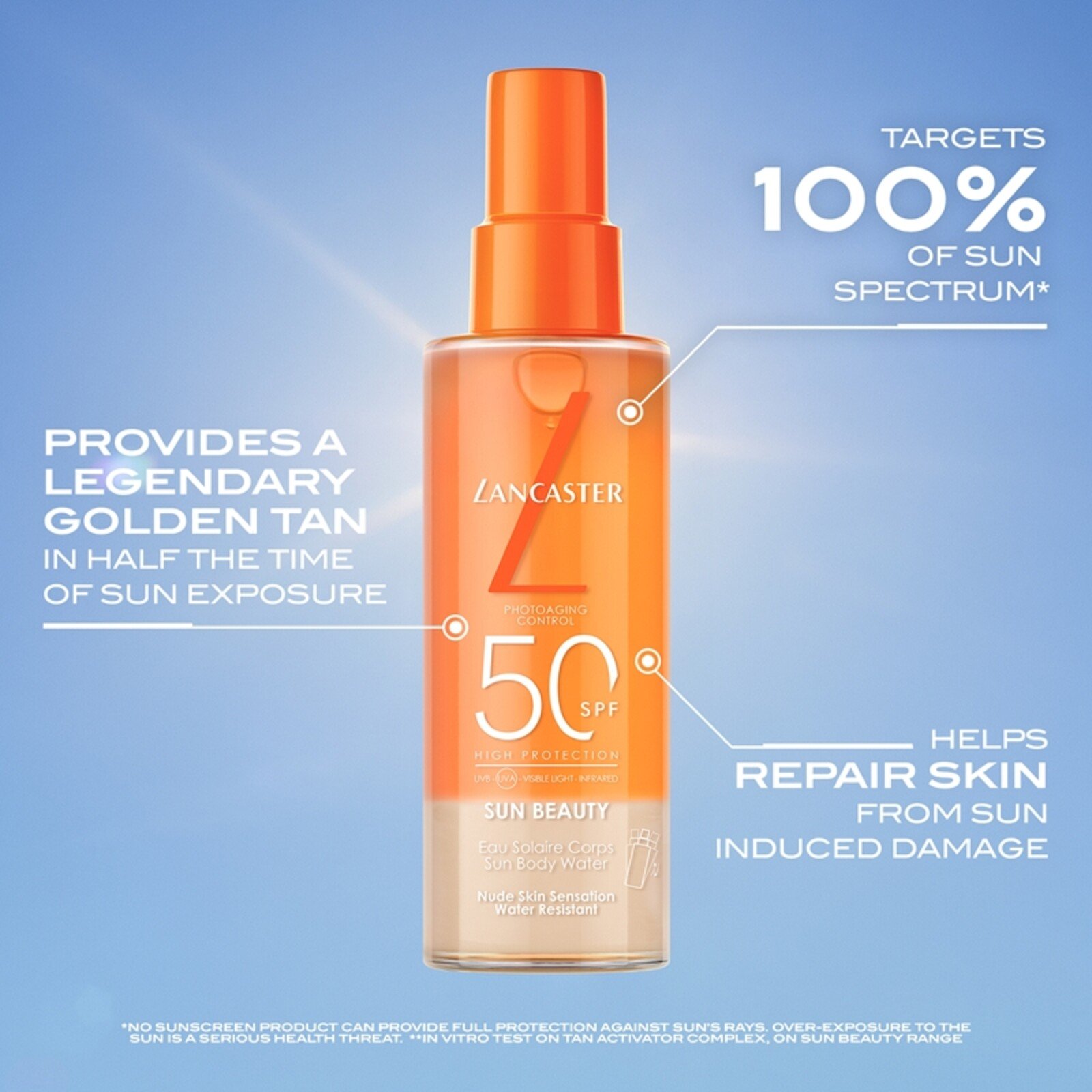 Lancaster Sun Beauty Sun Body Water SPF50 150ml