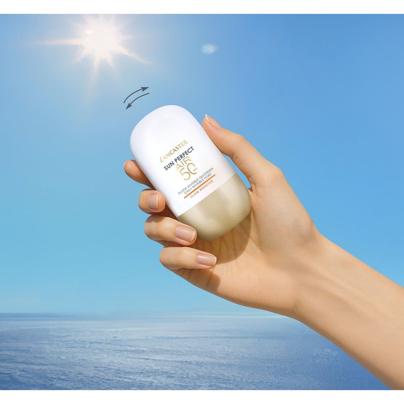 Lancaster Sun Perfect Air سائل يومي غير مرئي SPF50 معزز الإشراق 40ml