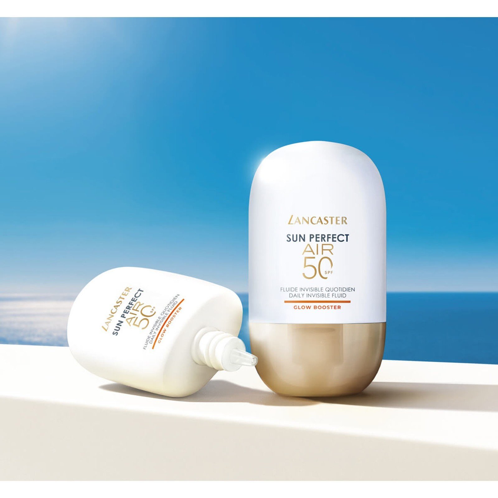 Lancaster Sun Perfect Air سائل يومي غير مرئي SPF50 معزز الإشراق 40ml