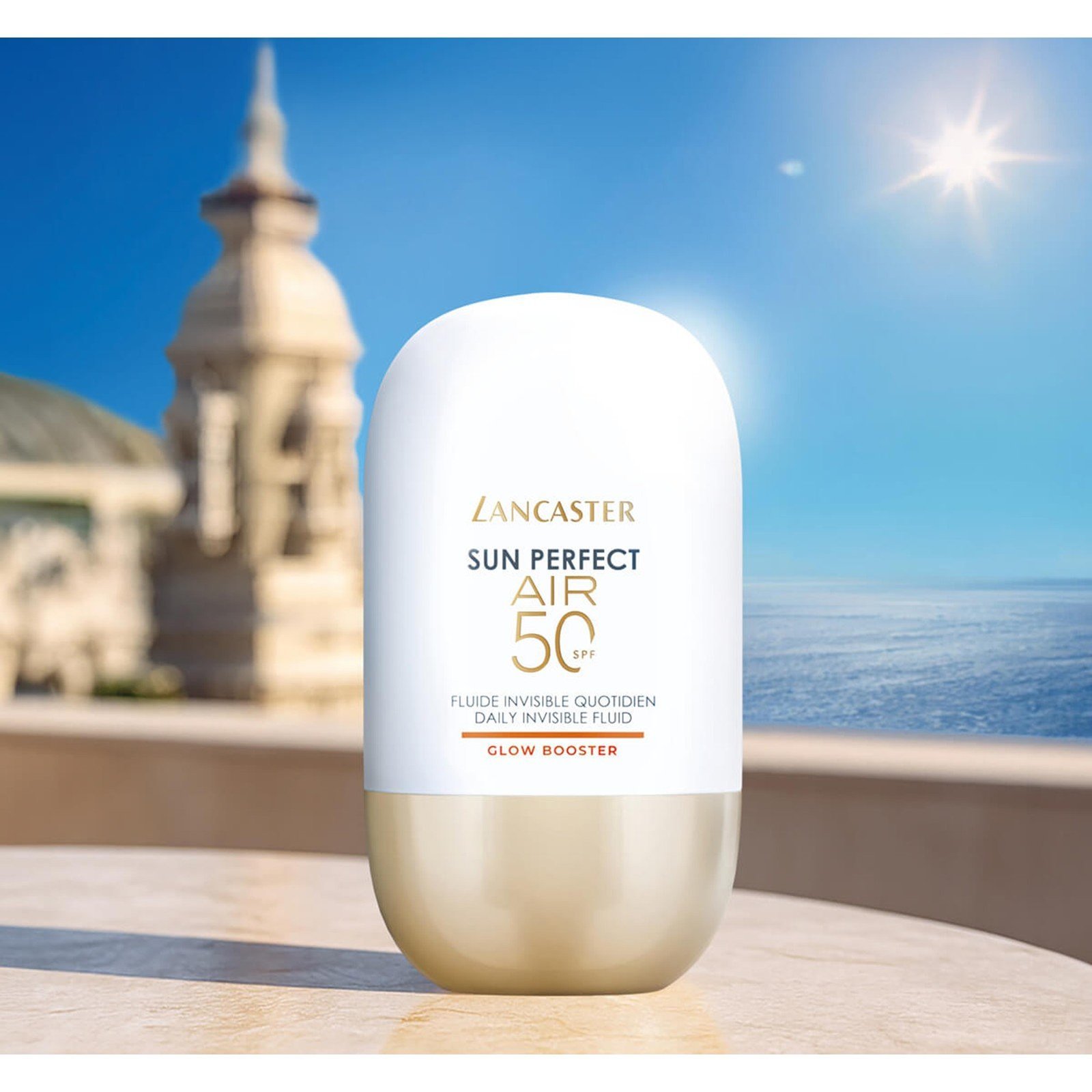 Lancaster Sun Perfect Air سائل يومي غير مرئي SPF50 معزز الإشراق 40ml