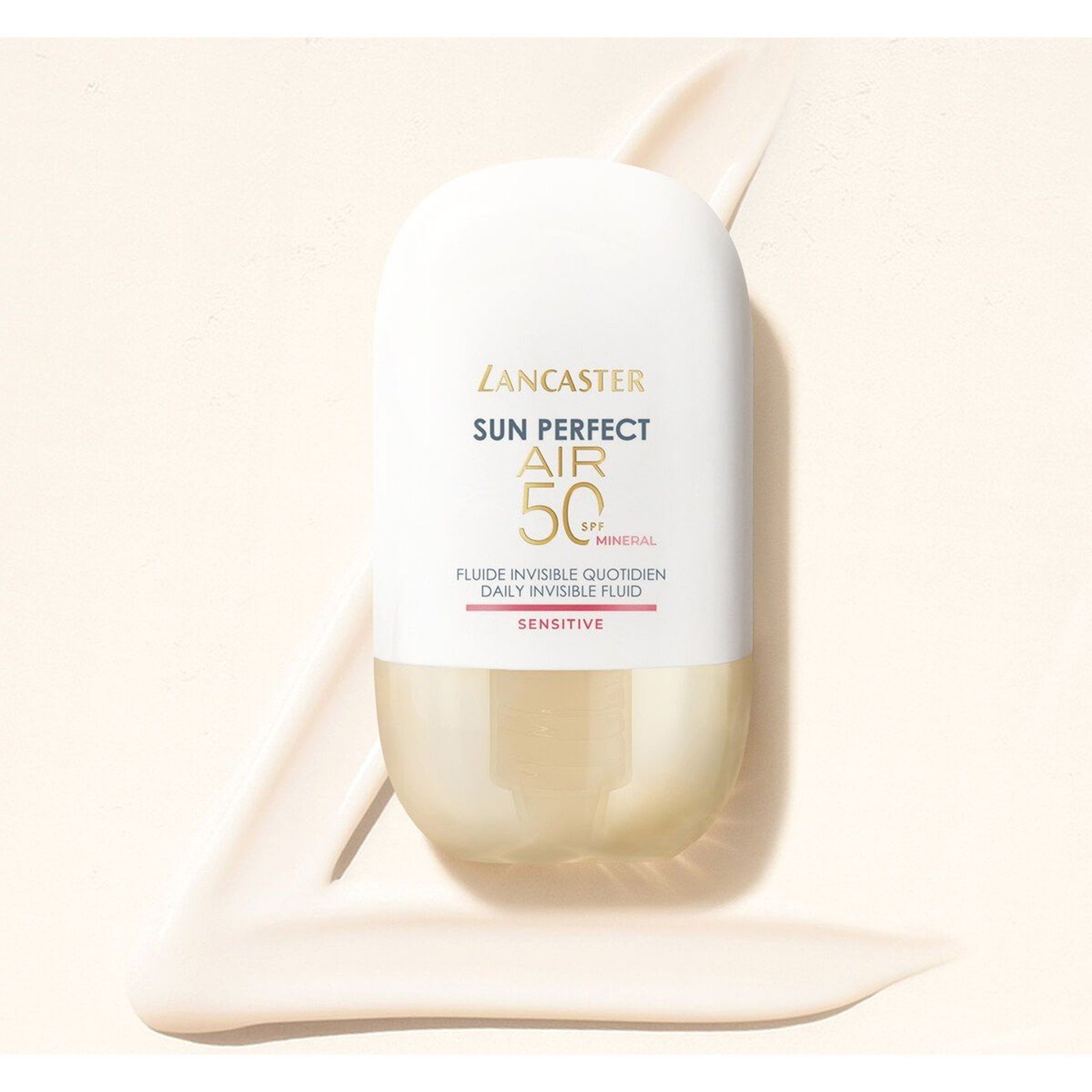 Lancaster Sun Perfect سائل يومي غير مرئي SPF50 معدني للبشرة الحساسة 40ml