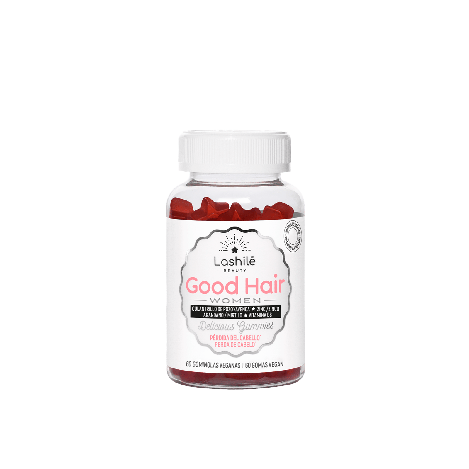 Lashilé Beauty Good Hair Women Anti-Hair Loss Gummies x60