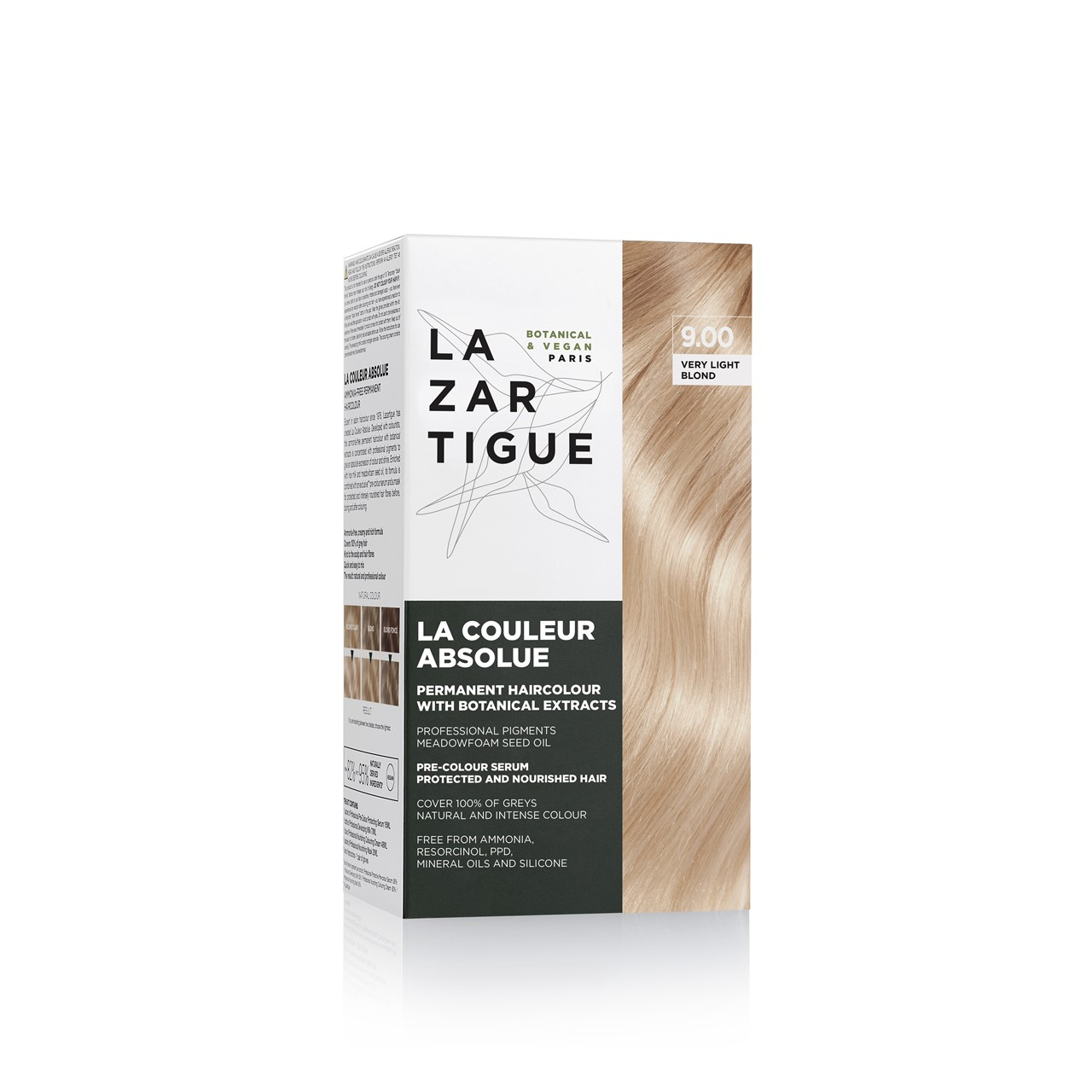 Lazartigue La Couleur Absolue 9.00 Very Light Blond صبغة شعر دائمة