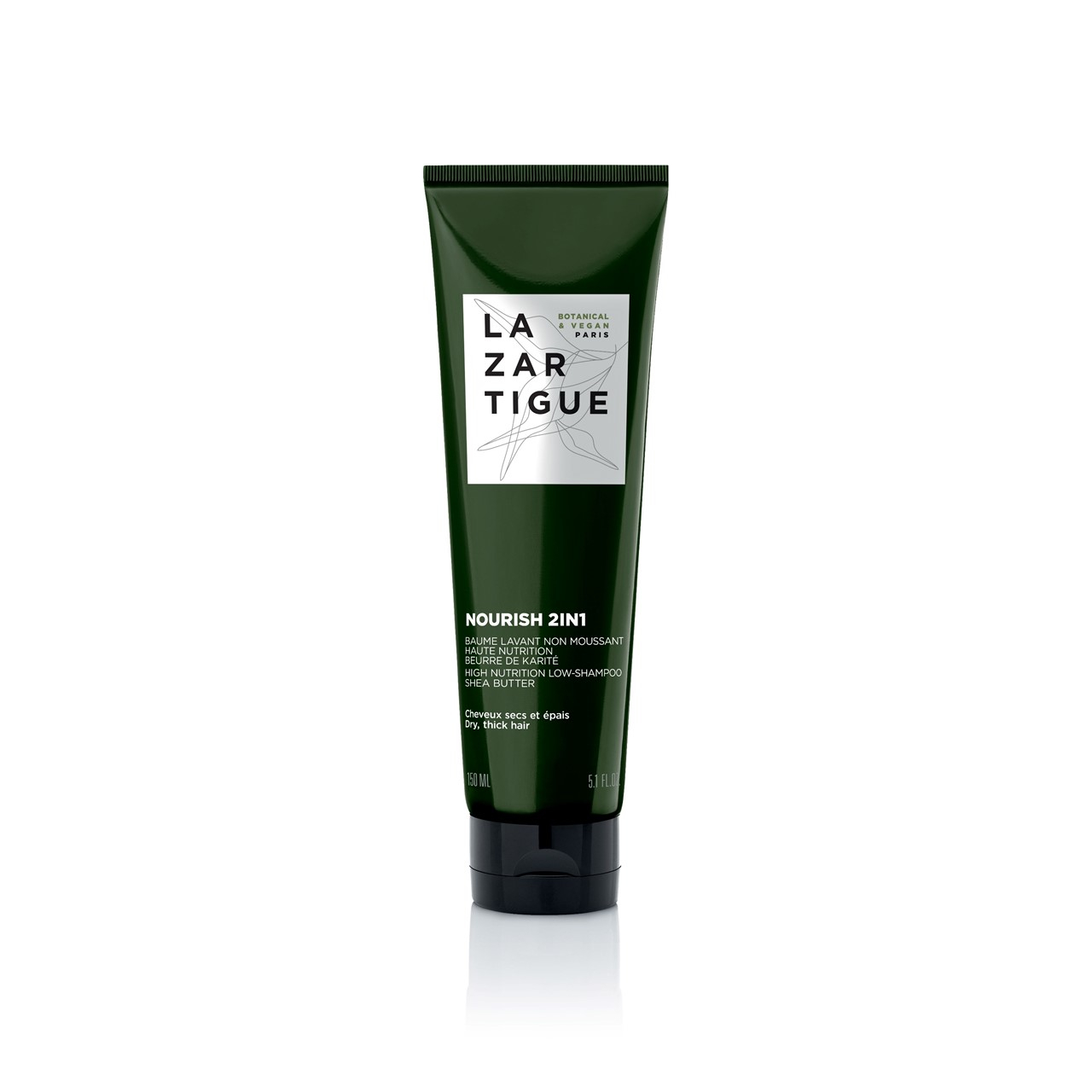 Lazartigue Nourish 2 في 1 High Nutrition Low-شامبو 150ml