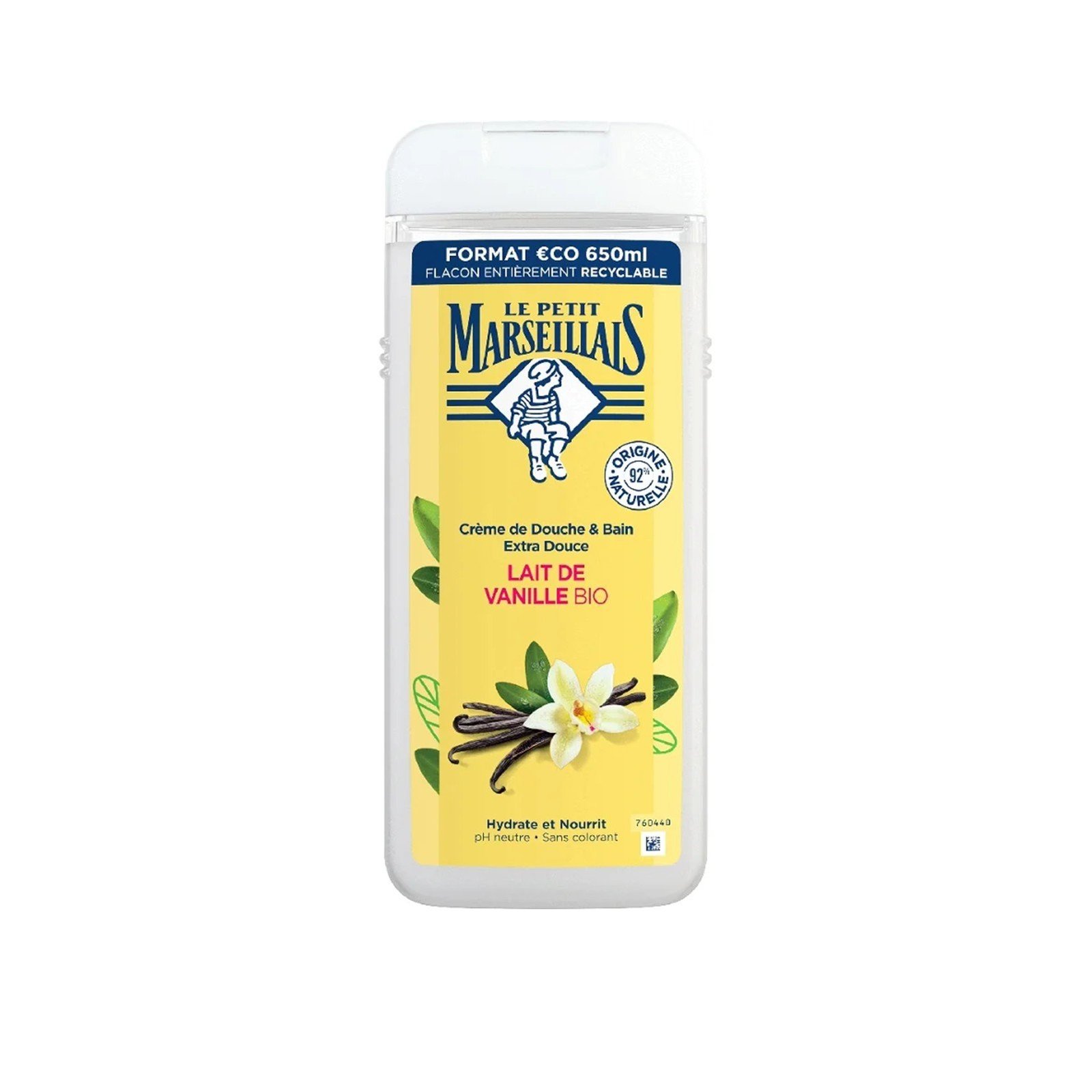 Le Petit Marseillais Organic Vanilla Milk Shower Cream 650ml