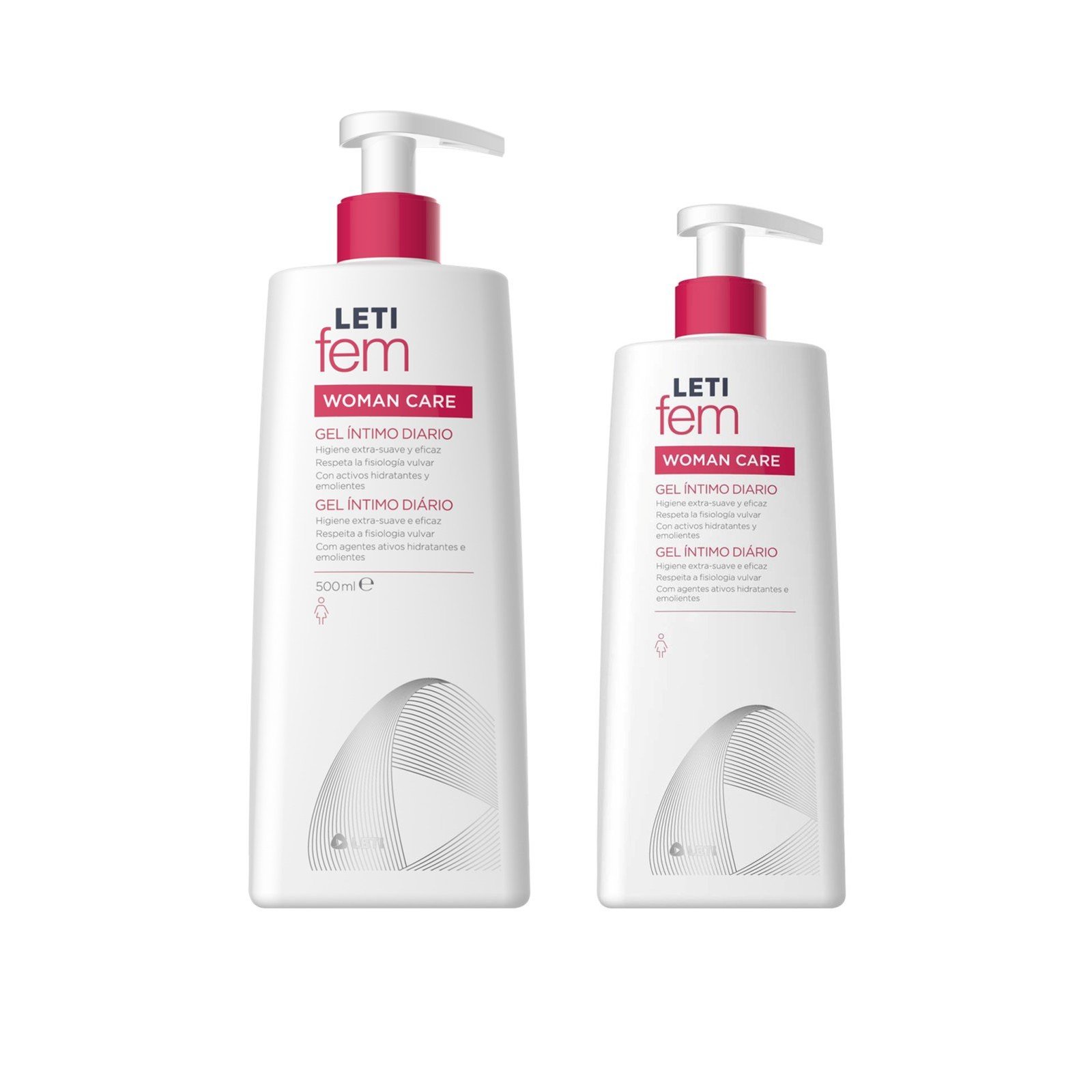 LETIfem Woman Gel Íntimo Cuidado Diario 500ml + 250ml