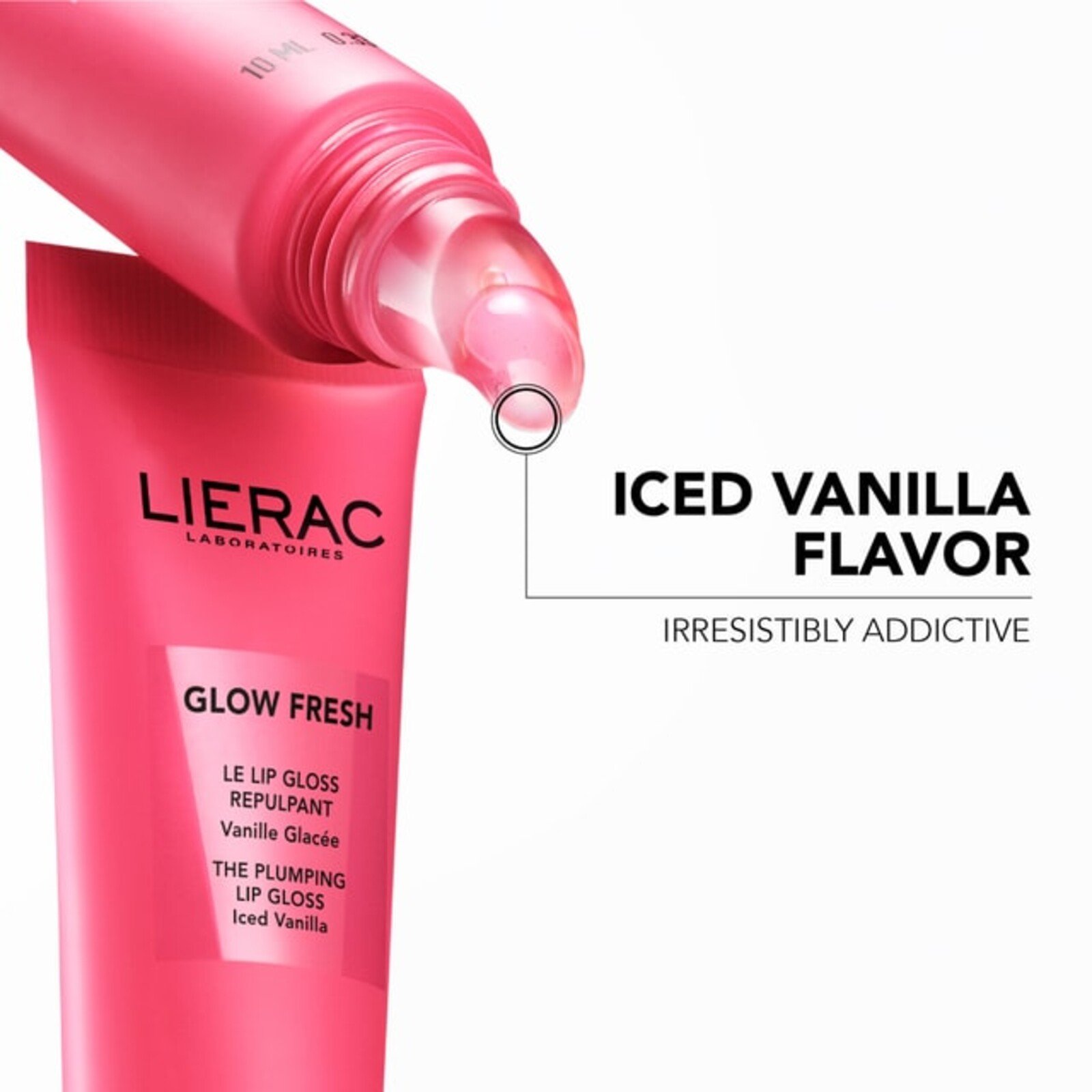 Lierac Glow Fresh The Plumping Lip Gloss Iced Vanilla 10ml