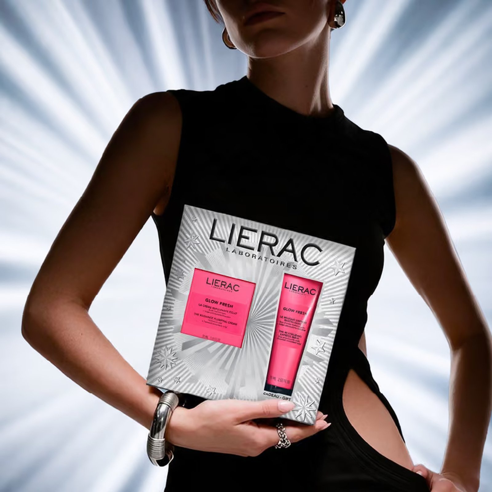Lierac Glow Fresh The Radiance Plumping Cream 50ml + The Revitalizing Express Mask 75ml