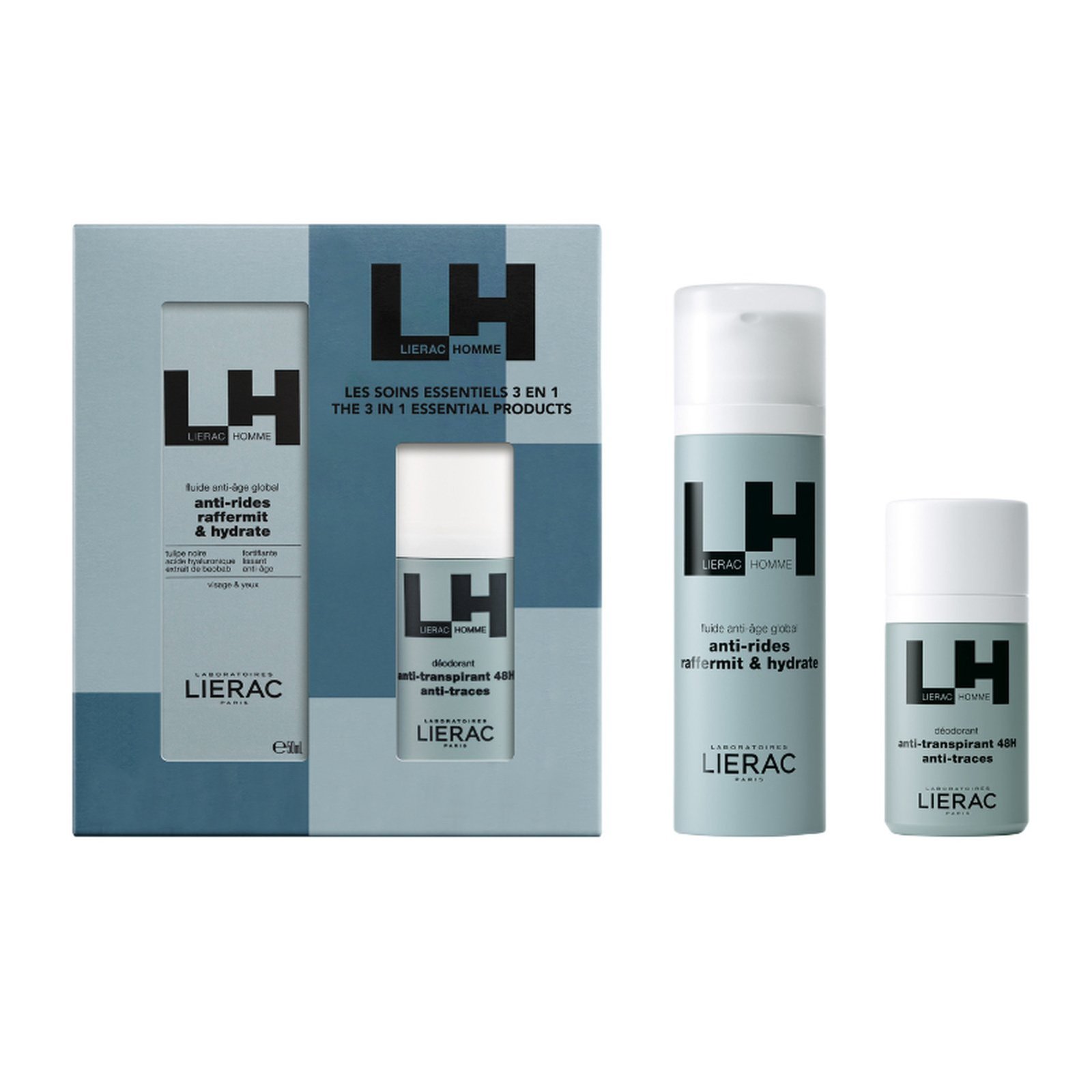 Lierac Homme The 3-In1 Essential Products Coffret