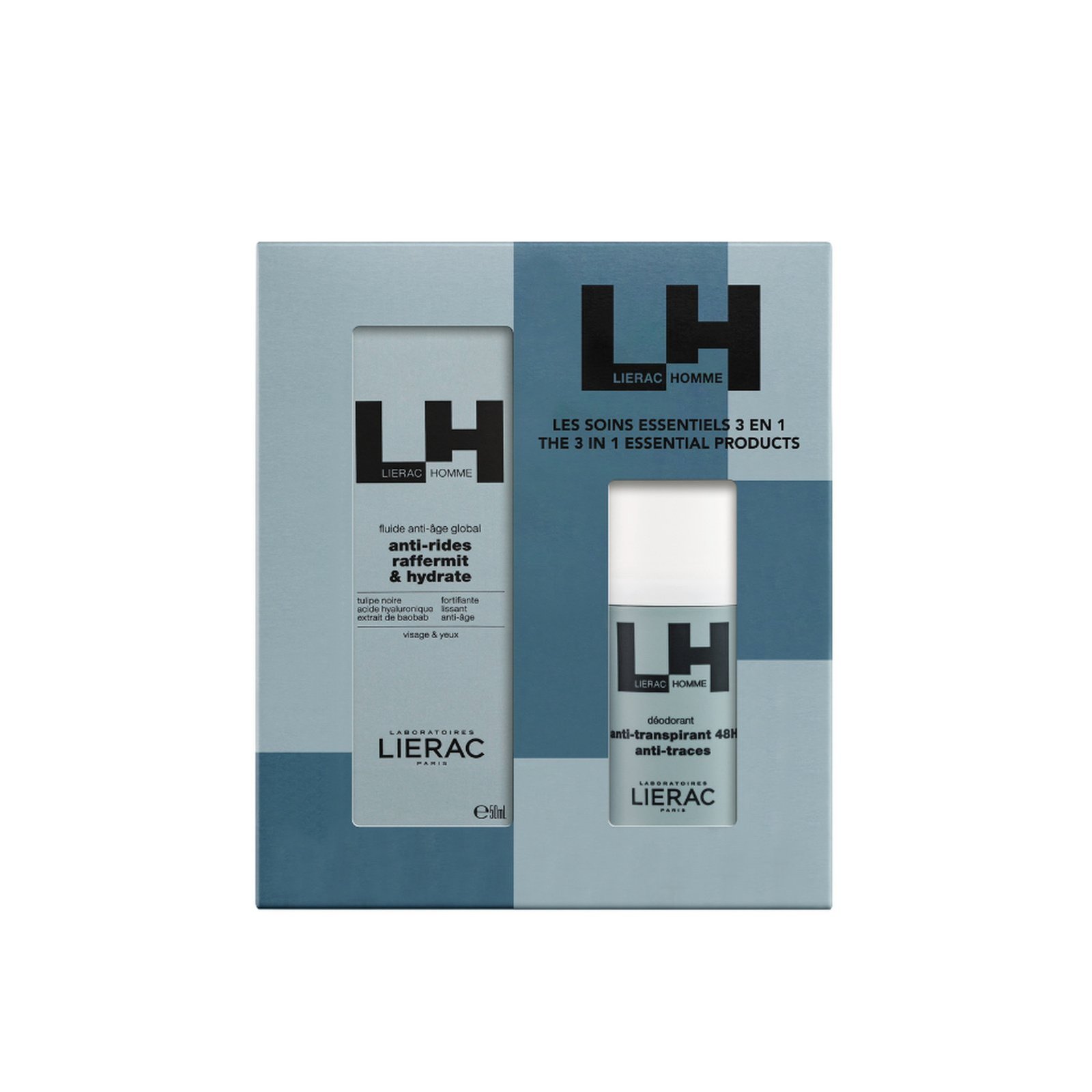 Lierac Homme The 3-In1 Essential Products Coffret