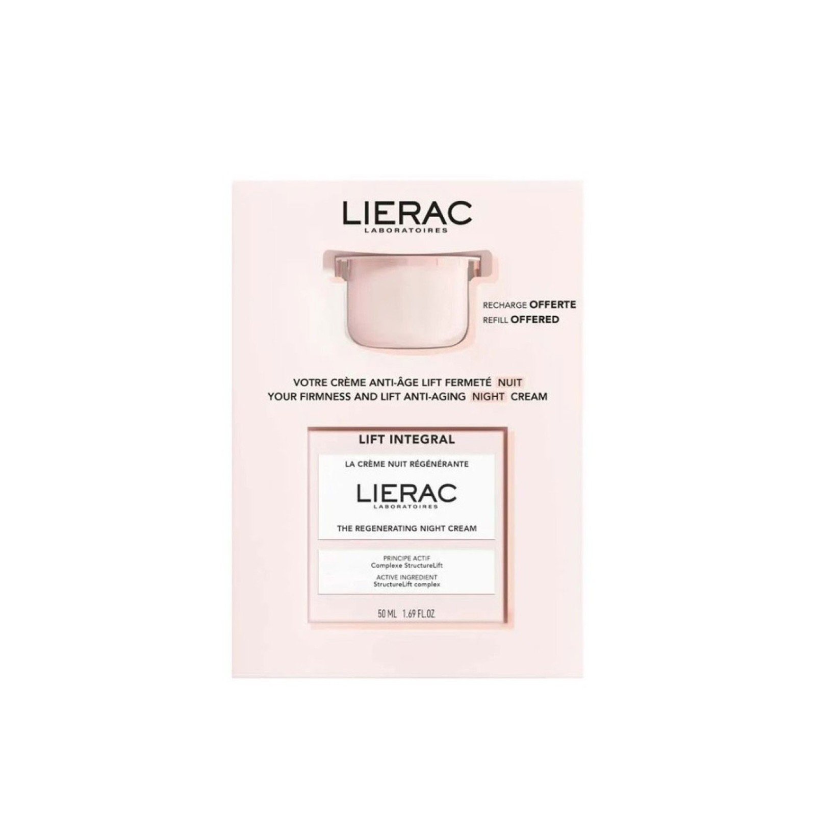 Lierac شد Integral Your Firmness and شد مضاد للشيخوخة كريم ليلي طقم هدية