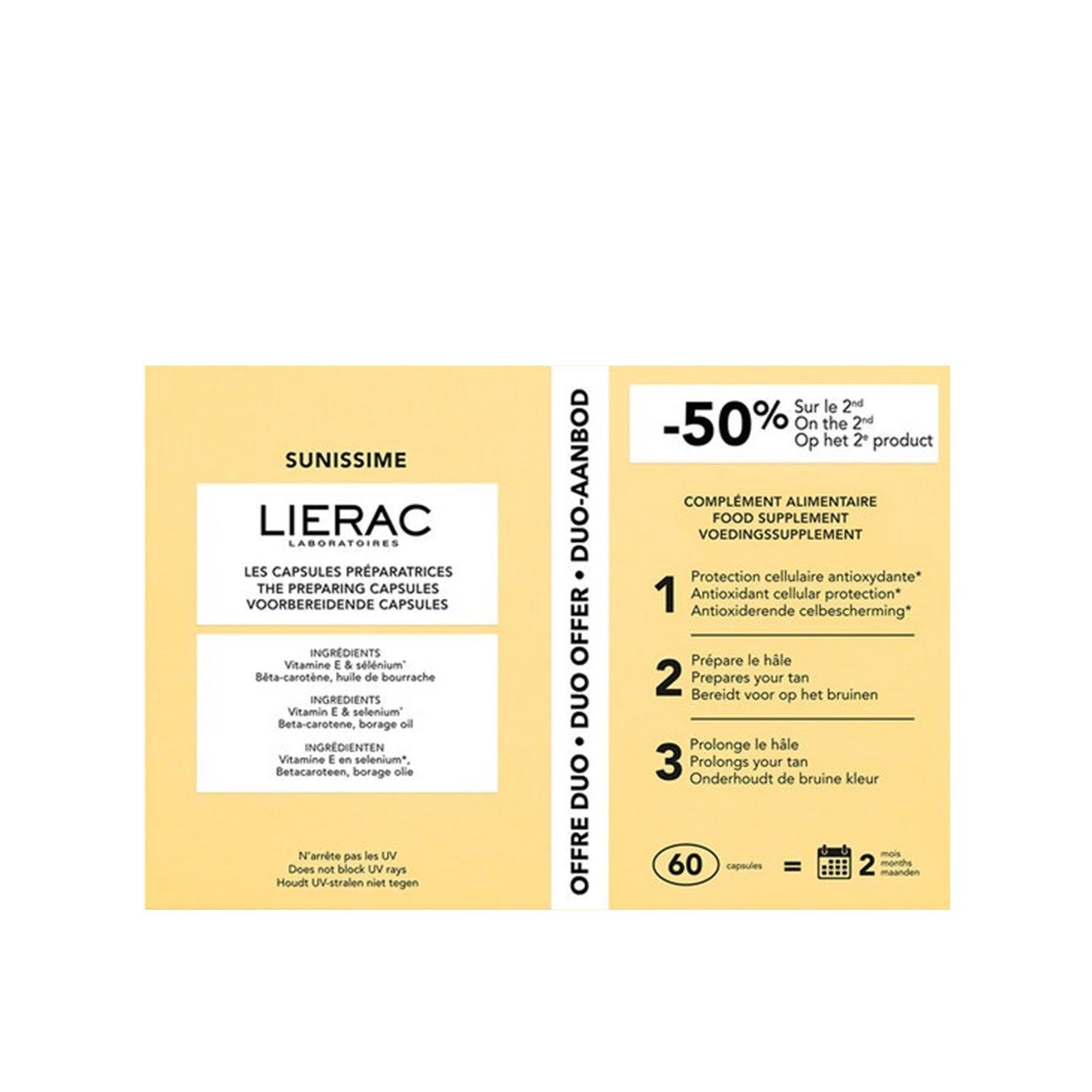 Lierac Sunissime Capsule Abbronzatura Integratore Alimentare x60