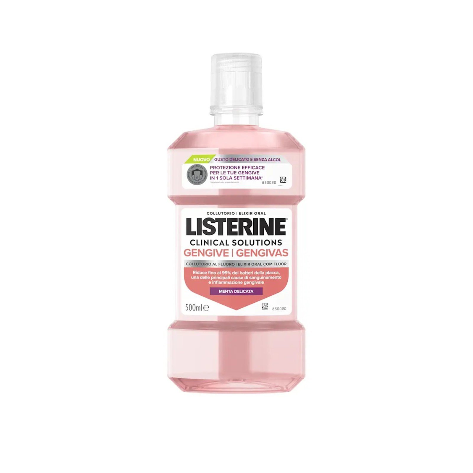 Listerine Clinical Solutions Gum Health Mouthwash Icy Mint 500ml