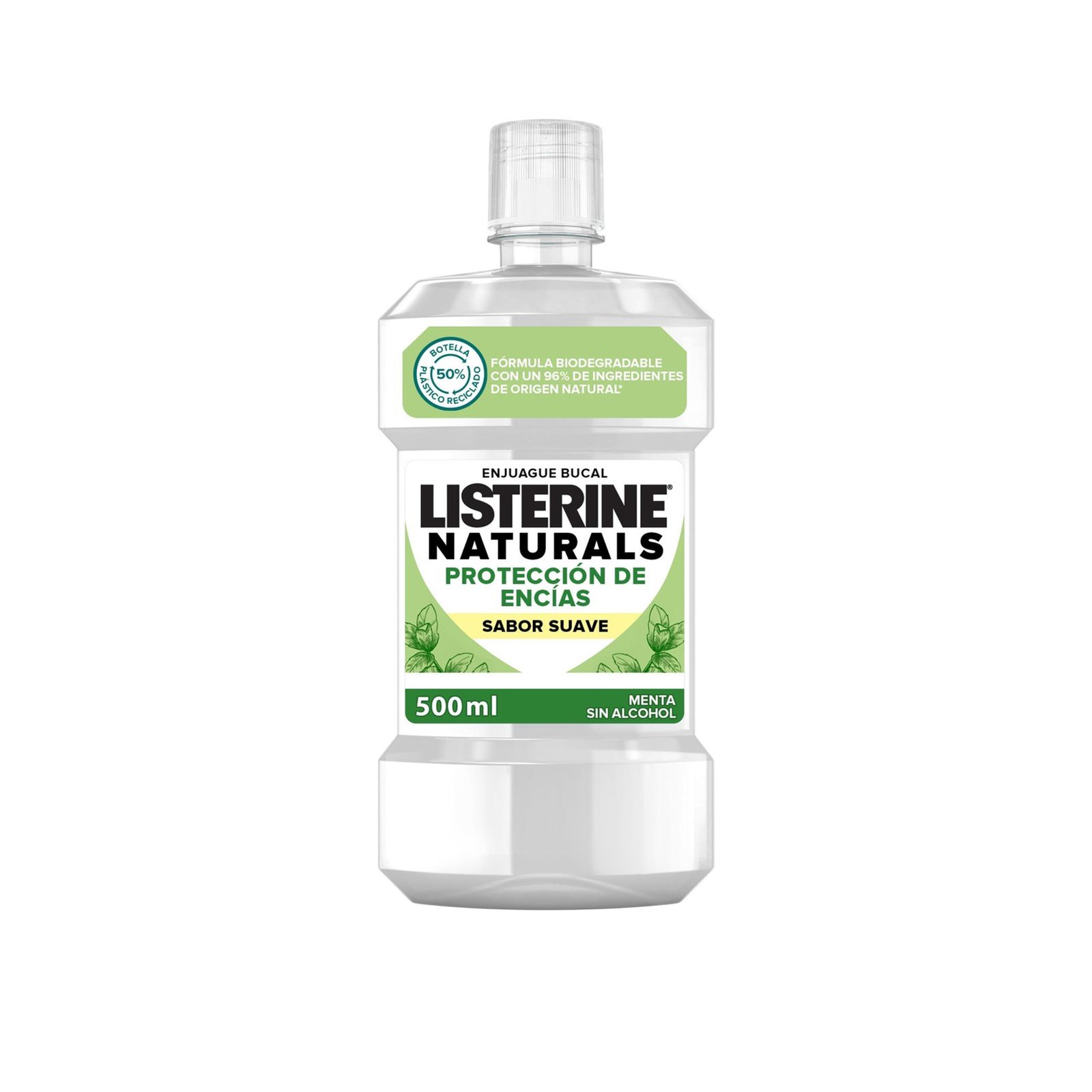 Listerine Naturals Gum Protect Mild Taste Mouthwash 500ml