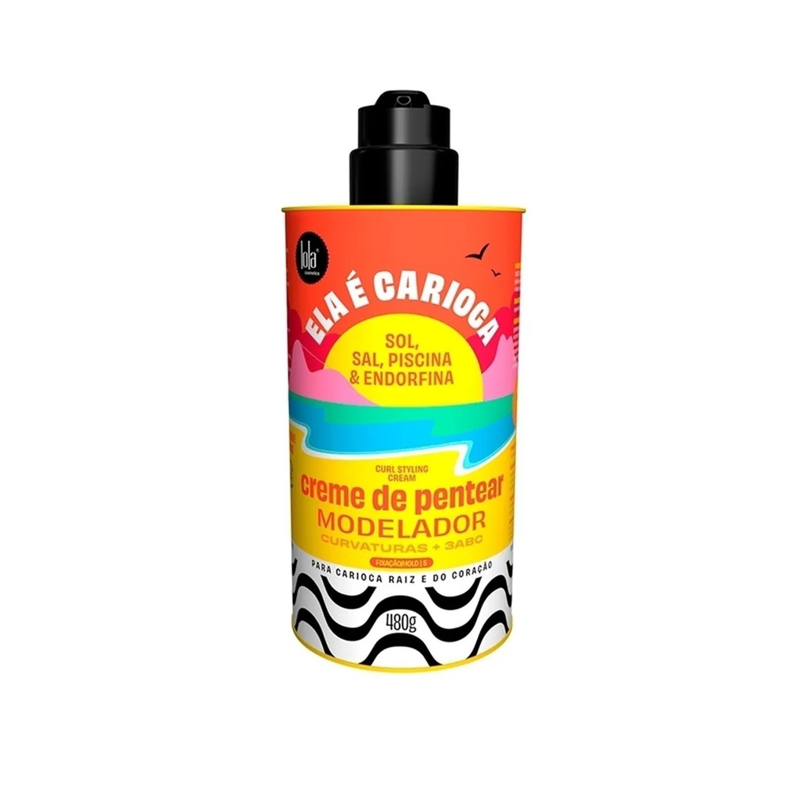 Lola Cosmetics Ela é Carioca 3ABC كريم تصفيف الشعر المجعد 480g