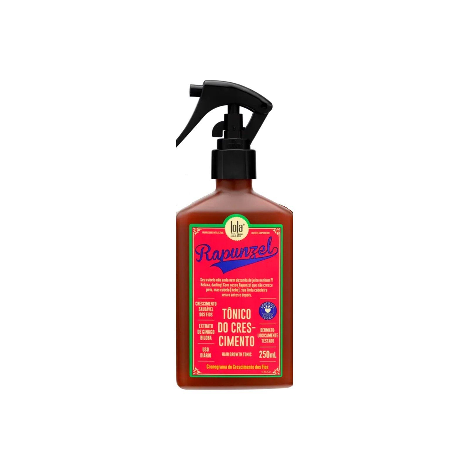 Lola Cosmetics Rapunzel Tónico Spray Para El Crecimiento Del Cabello 250ml