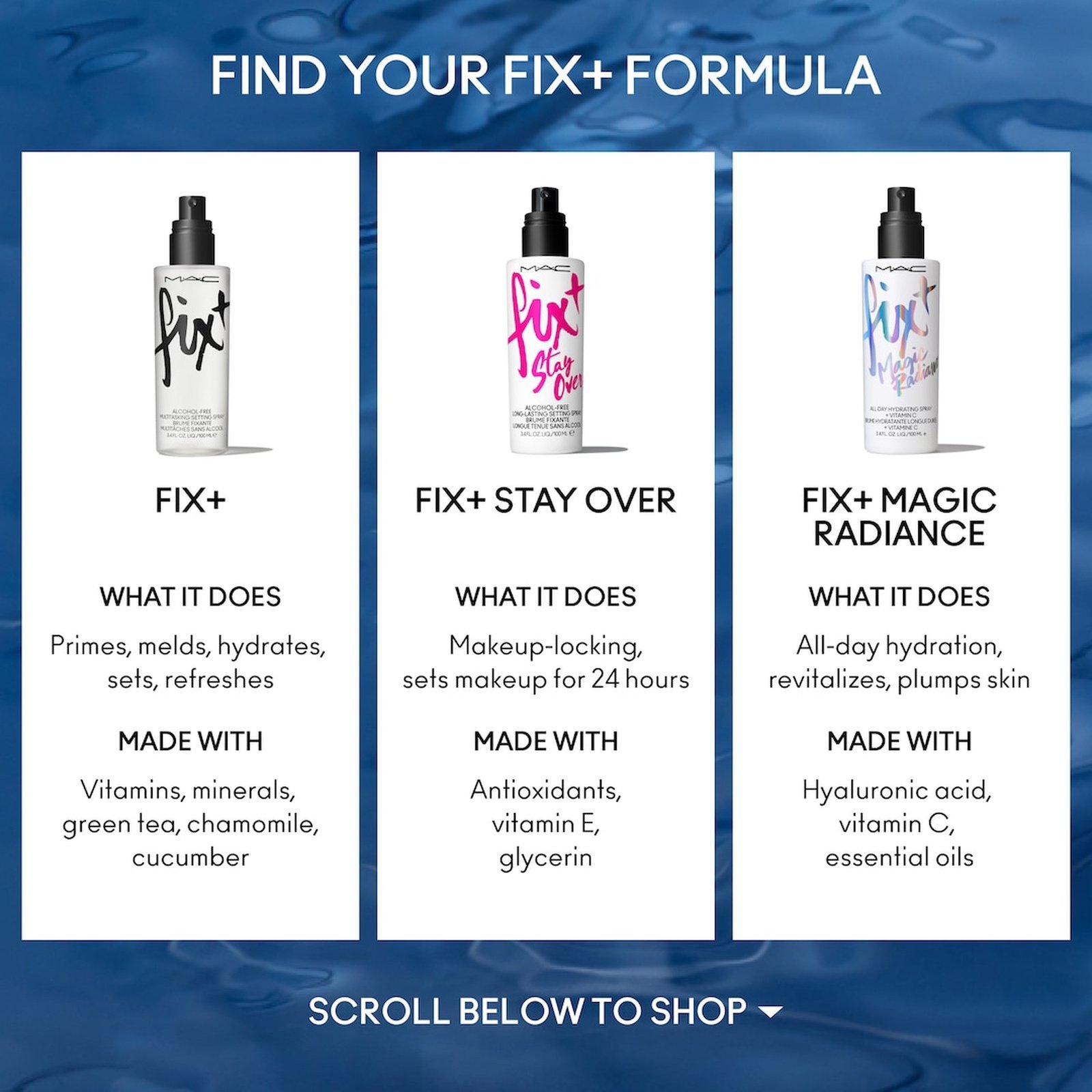 M.A.C Cosmetics Brume fixatrice multi-fonctions sans alcool, 30 ml