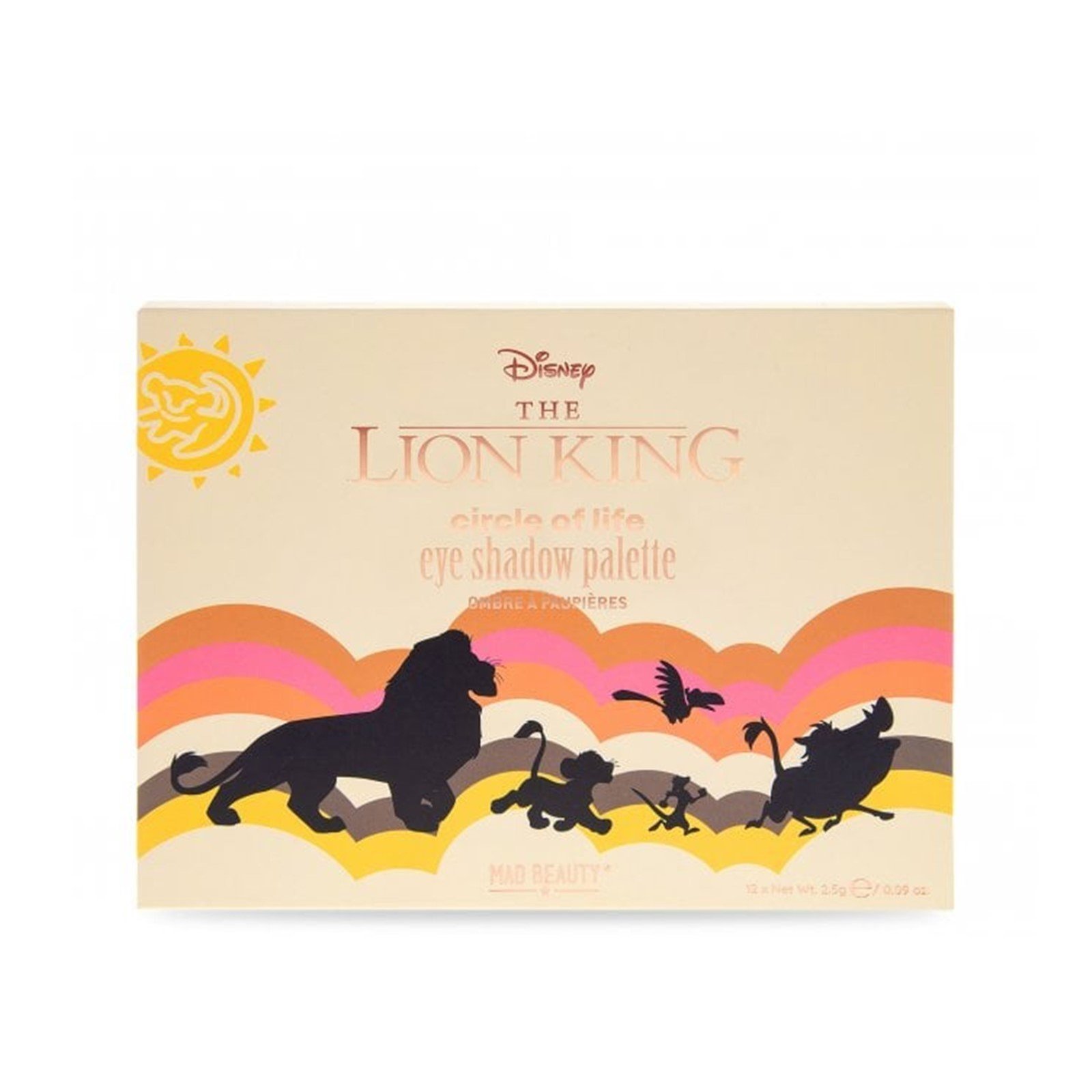Mad Beauty Disney The Lion KIng Circle Of Life باليت ظلال العيون