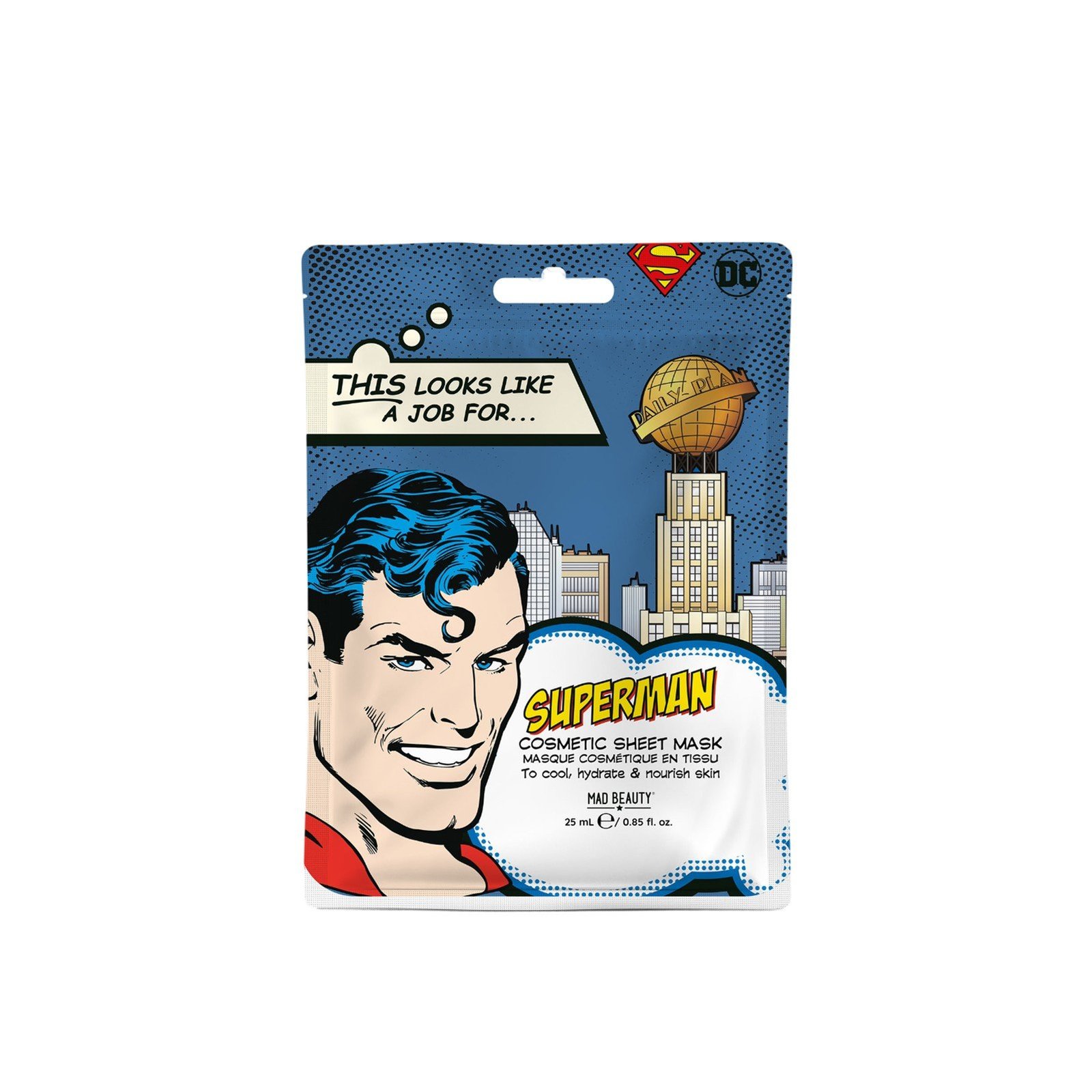 Mad Beauty Superman Mascarilla Facial Cosmética 25ml