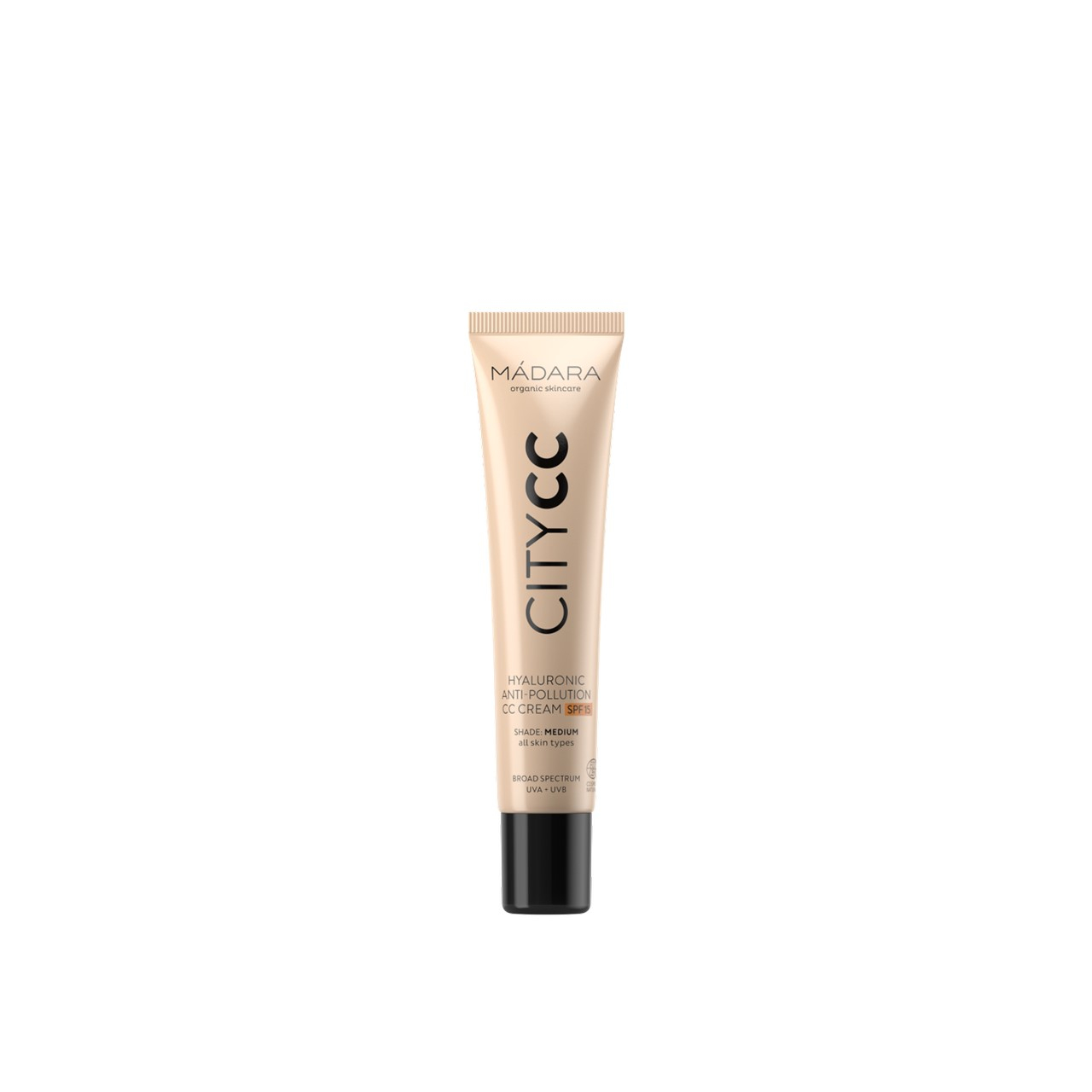 Mádara City CC Hyaluronic Anti-Forurensning CC-Krem Medium SPF15 40ml