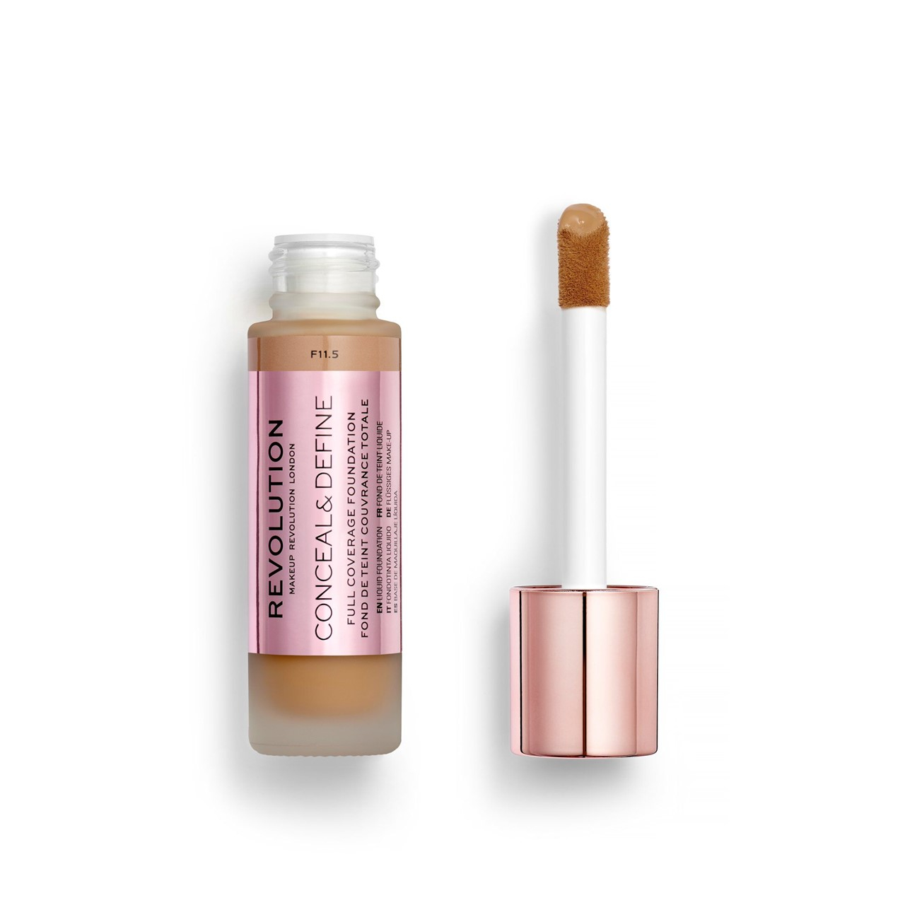 Makeup Revolution Conceal & Define كريم أساس F11.5 23ml