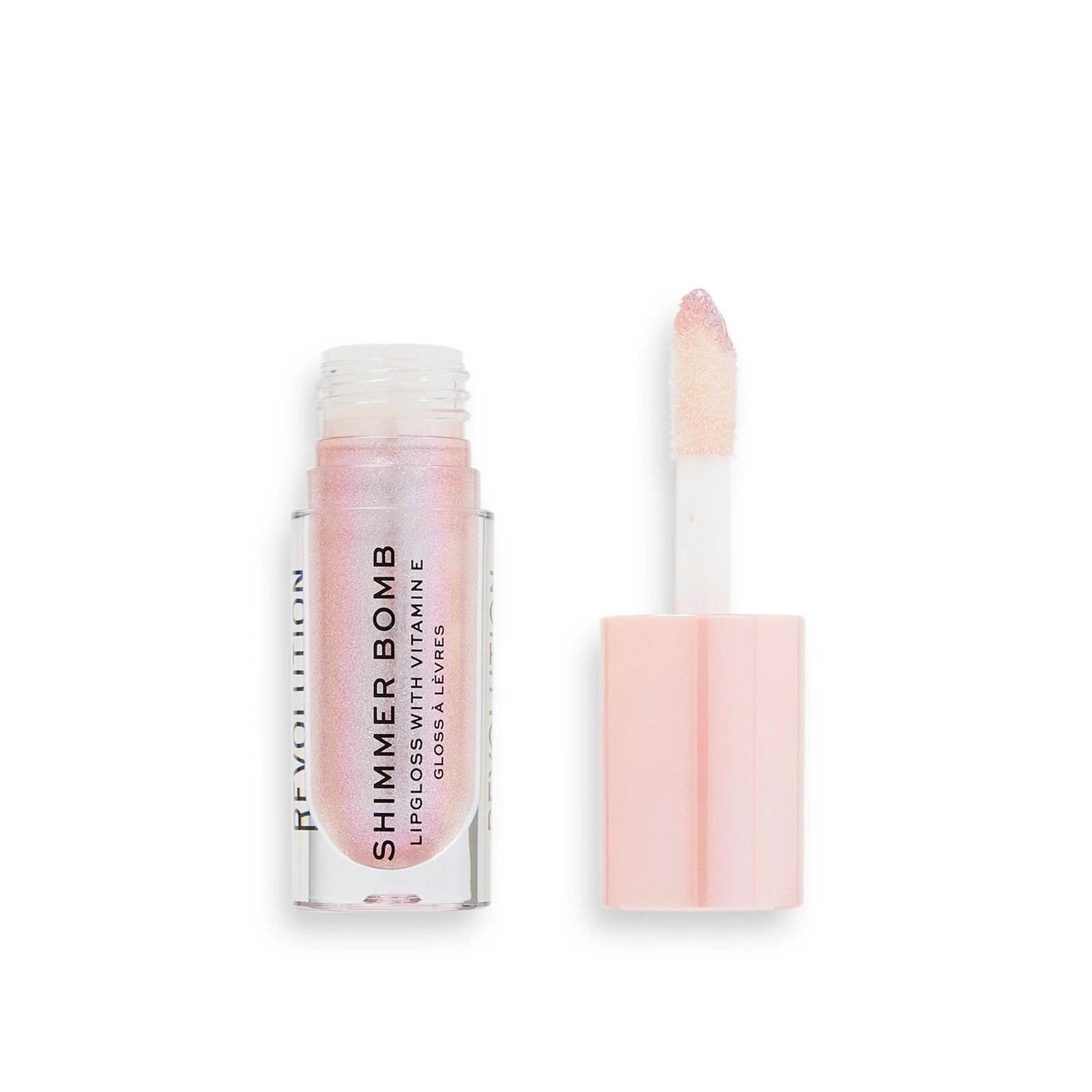 Makeup Revolution Shimmer Bomb Gloss Labbra Sparkle Pink 4.5ml