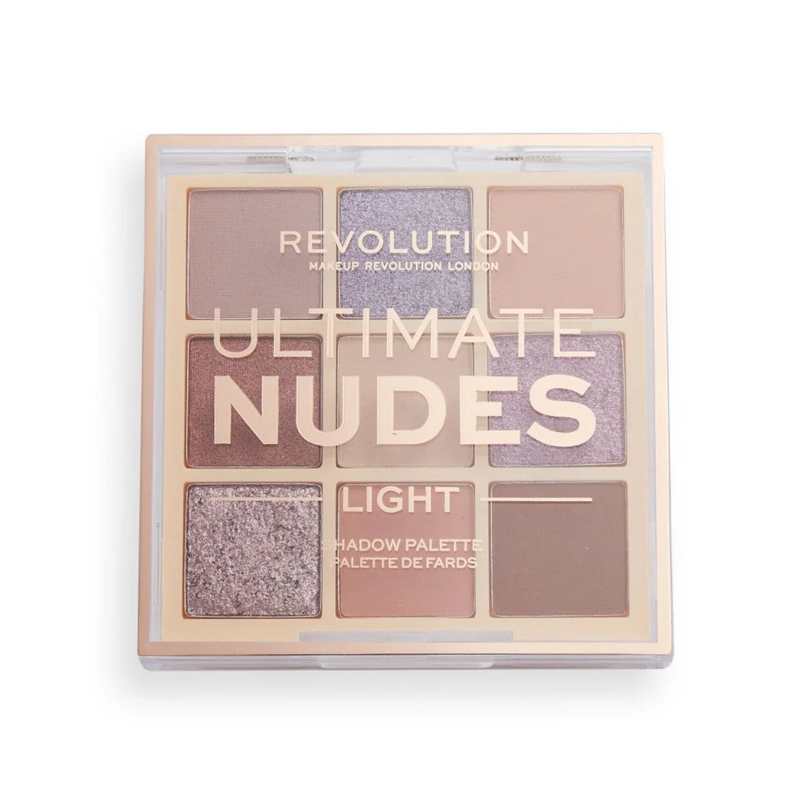 Makeup Revolution لوحة ظلال العيون Ultimate Nudes Light