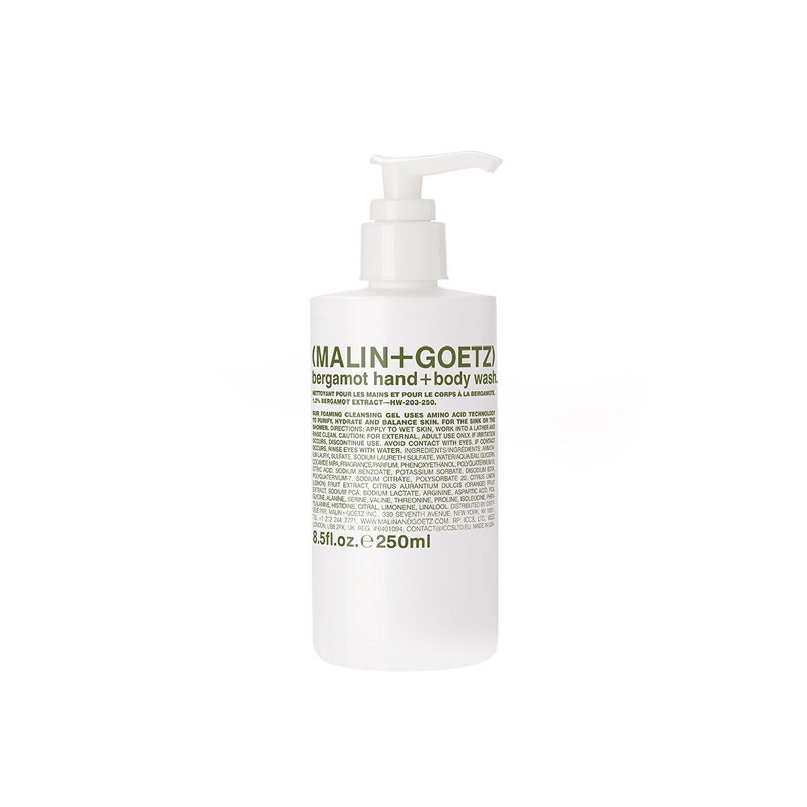 MALIN+GOETZ غسول اليدين والجسم بالبرغموت 250ml