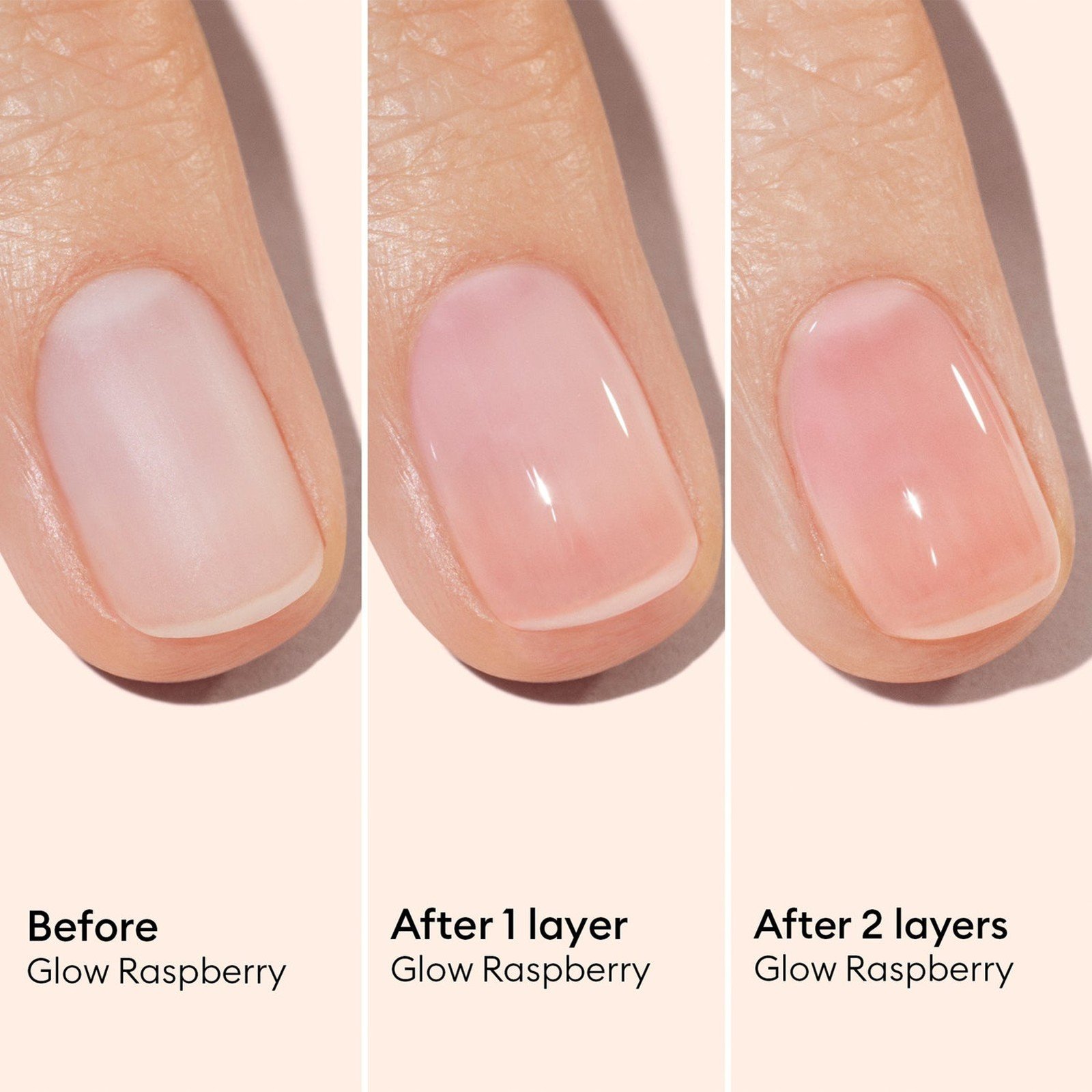 Manucurist Active Glow Nail Care Effects Raspberry 15ml